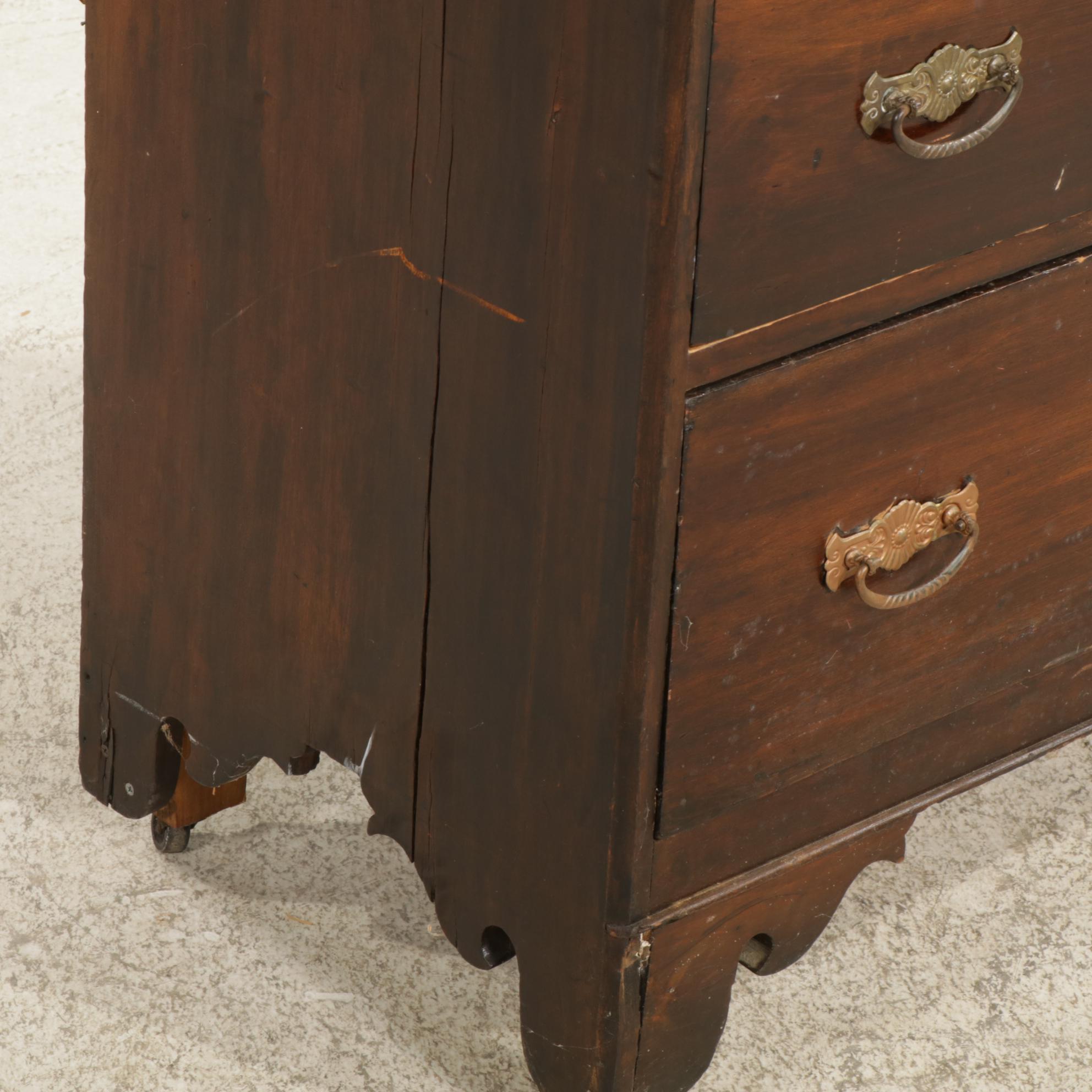Mahogany Chest of Drawers, Late 19th to Early 20th Century