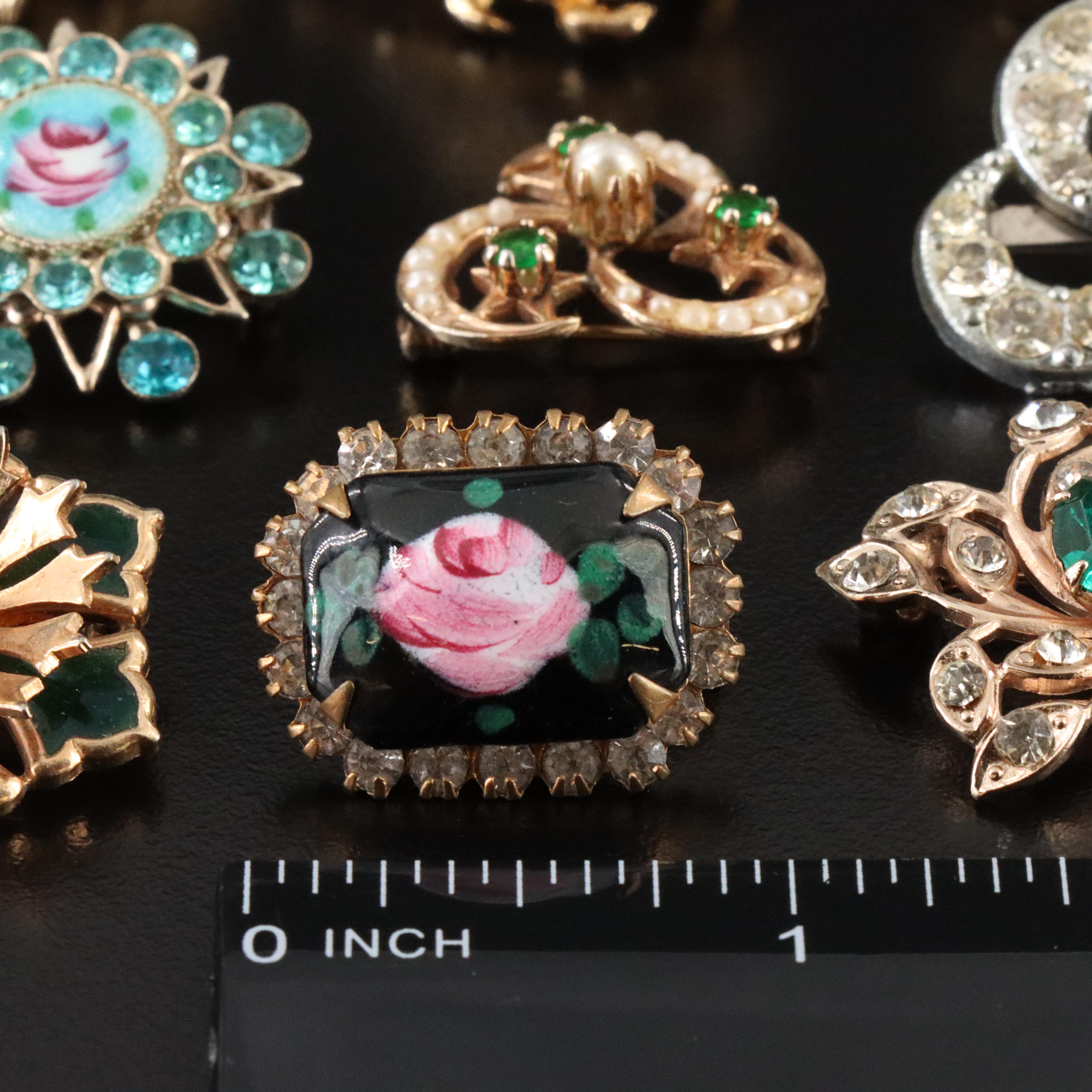 Sterling, Scatter Pins and Flowers Featured in Vintage Jewelry Collection