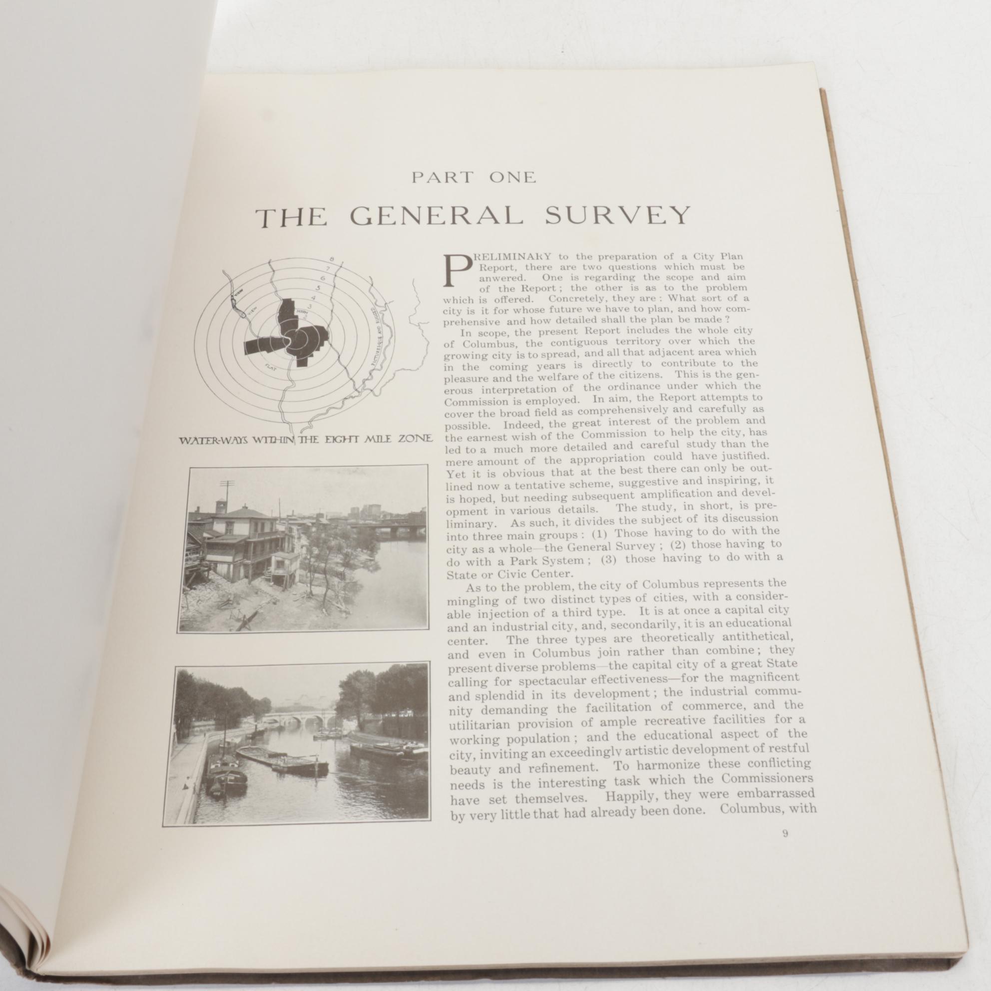 1908 Report of the Plan Commission for the City of Columbus, Ohio