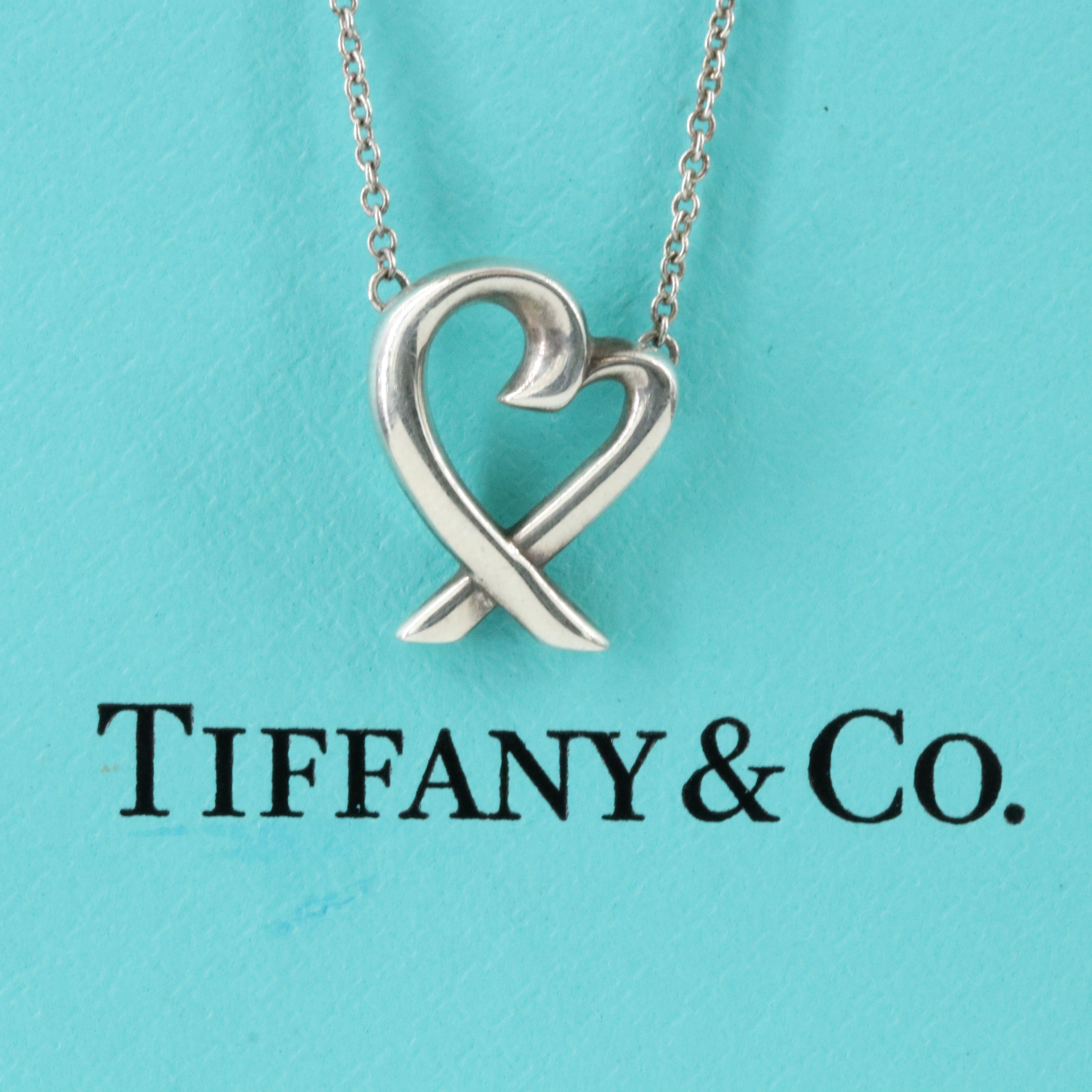 Paloma Picasso for Tiffany & Co. Loving Heart Sterling Necklace