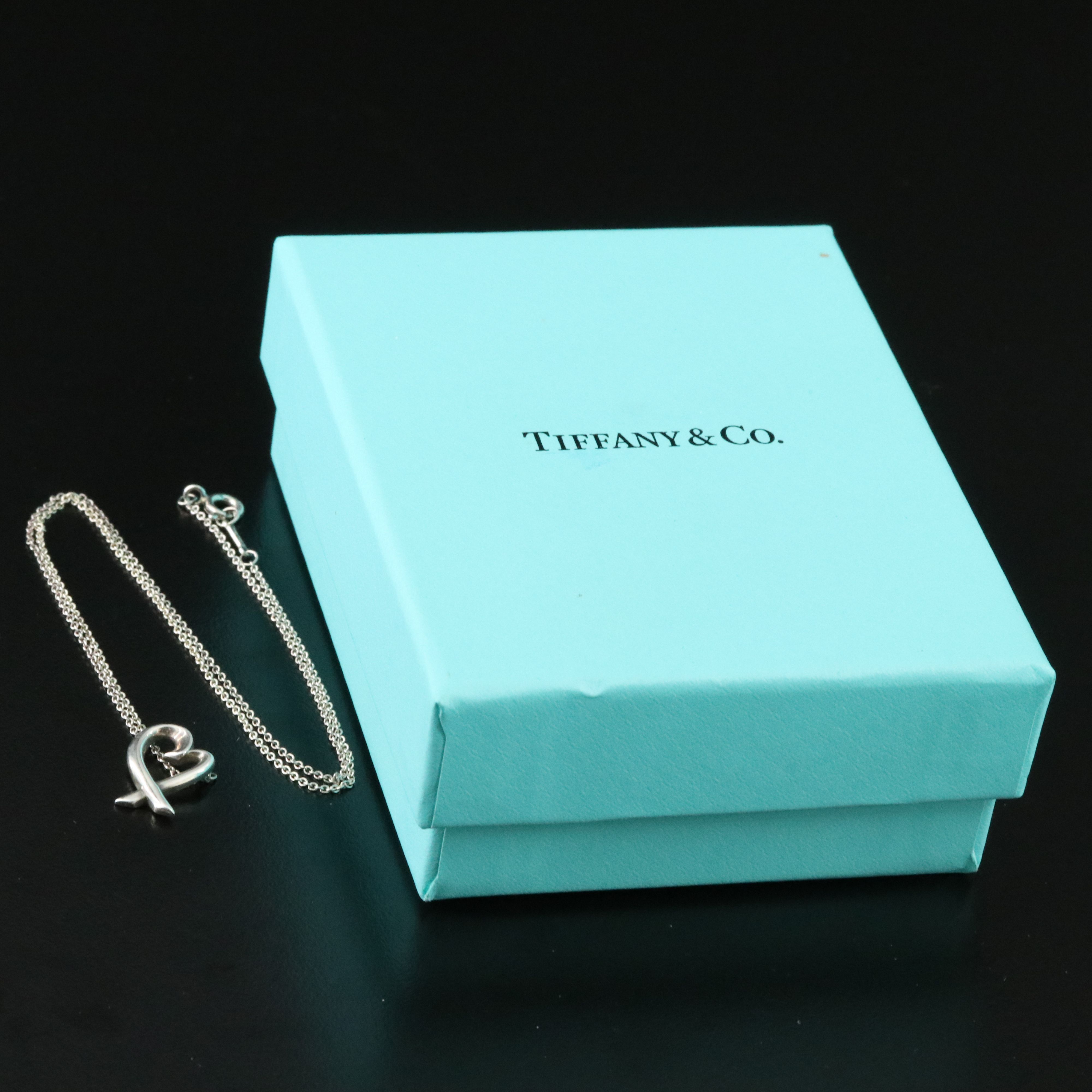 Paloma Picasso for Tiffany & Co. Loving Heart Sterling Necklace