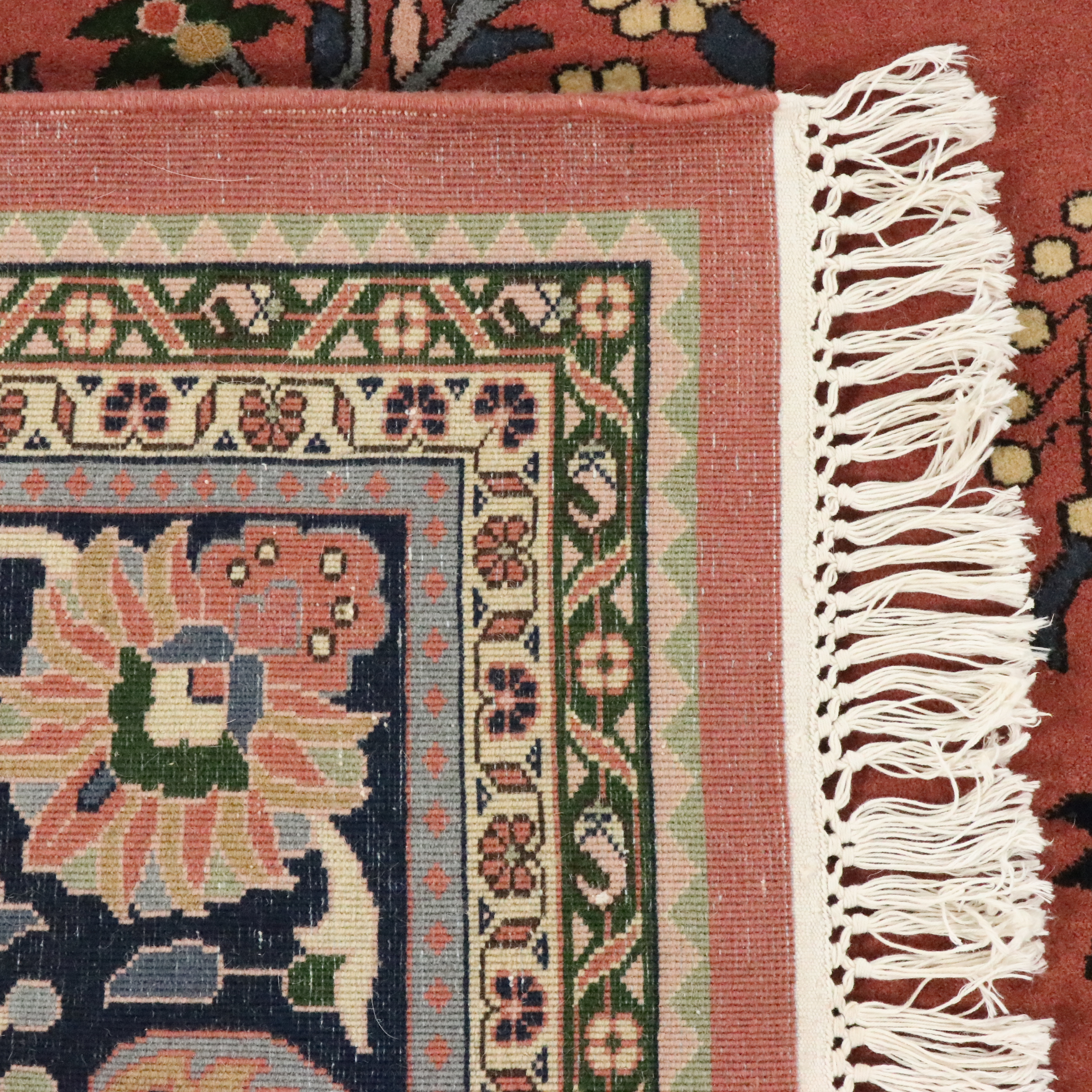 9' x 12'3 Hand-Knotted Fitz & LaRue Persian Sarouk Room Sized Rug