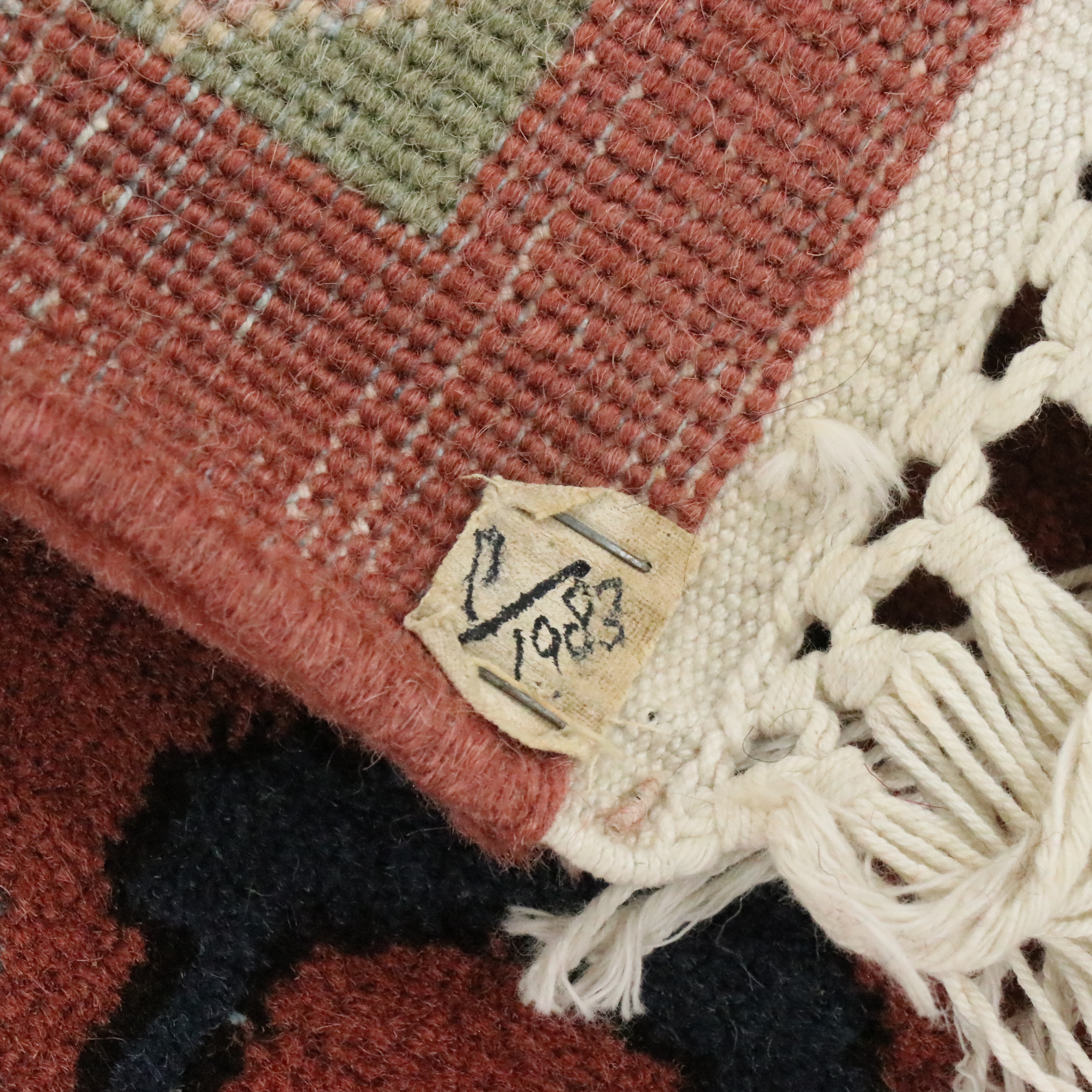 9' x 12'3 Hand-Knotted Fitz & LaRue Persian Sarouk Room Sized Rug