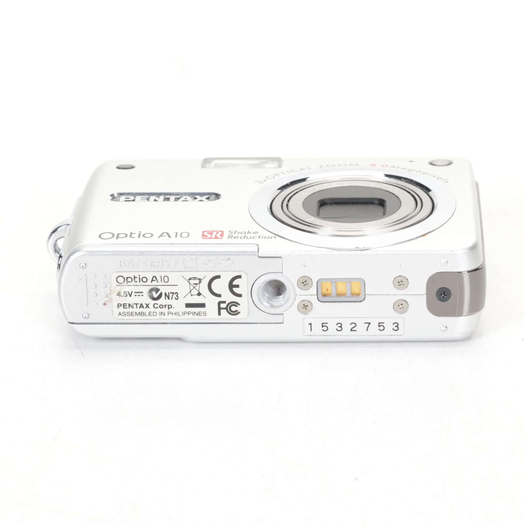 Canon PowerShot and Pentax Optio Digital Camera with Olympus Stylus and More