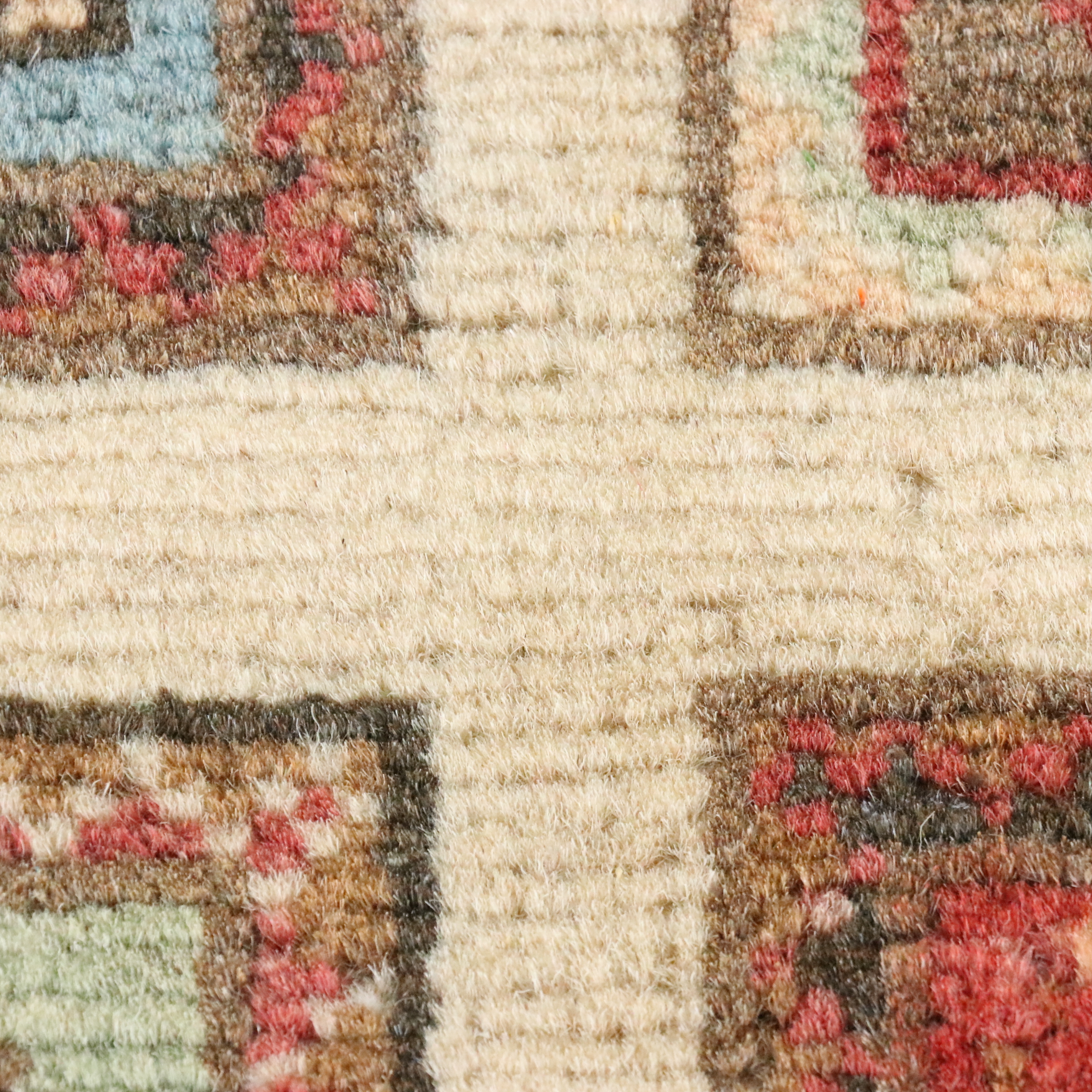 1'11 x 2'11 Hand-Knotted Afghan Kazak Accent Rug