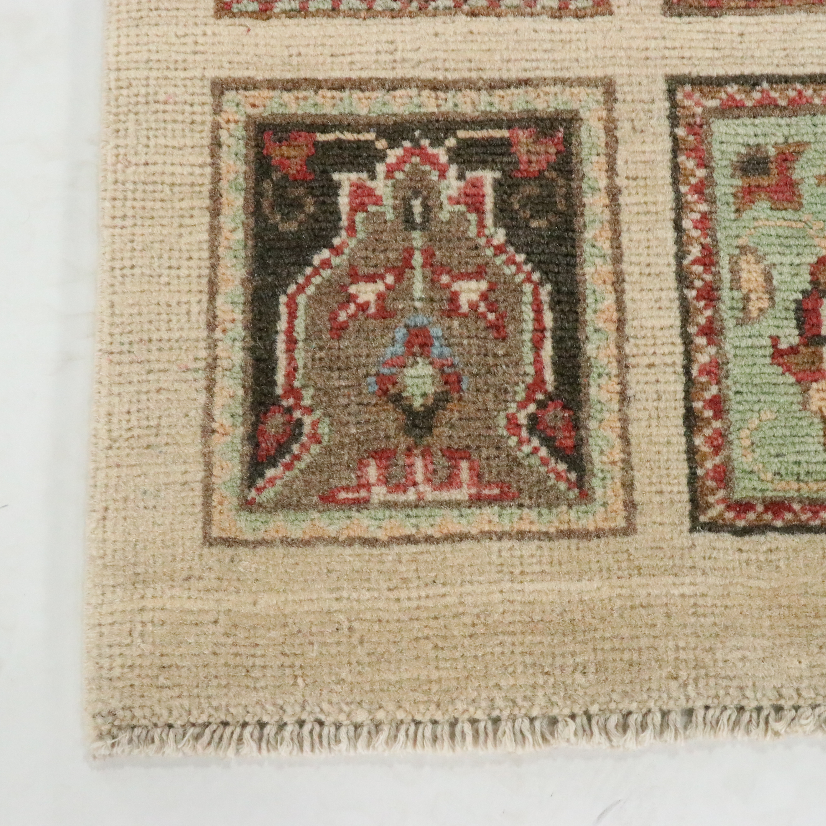 1'11 x 2'11 Hand-Knotted Afghan Kazak Accent Rug