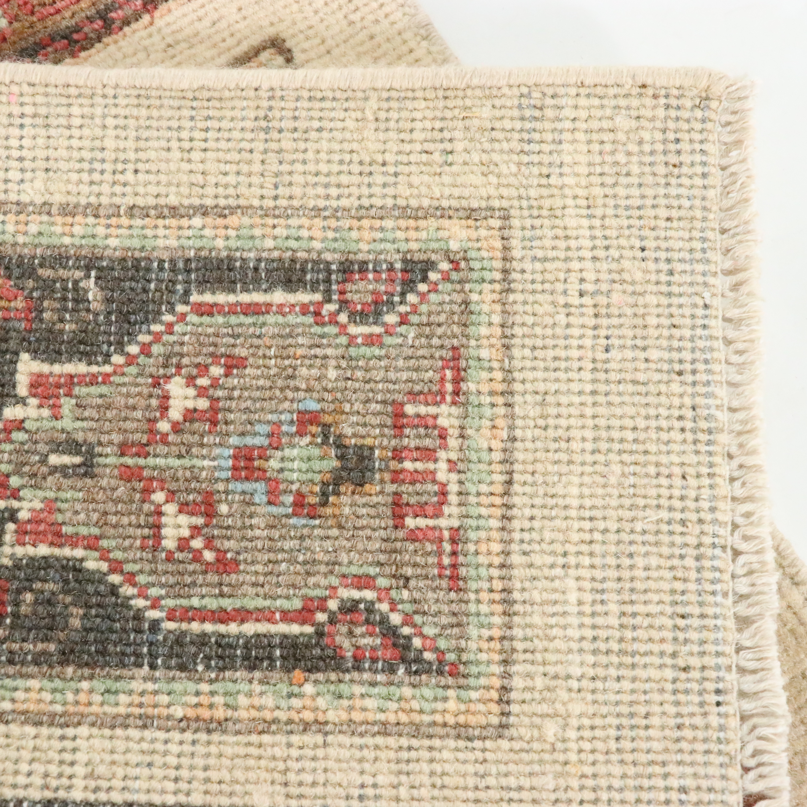 1'11 x 2'11 Hand-Knotted Afghan Kazak Accent Rug