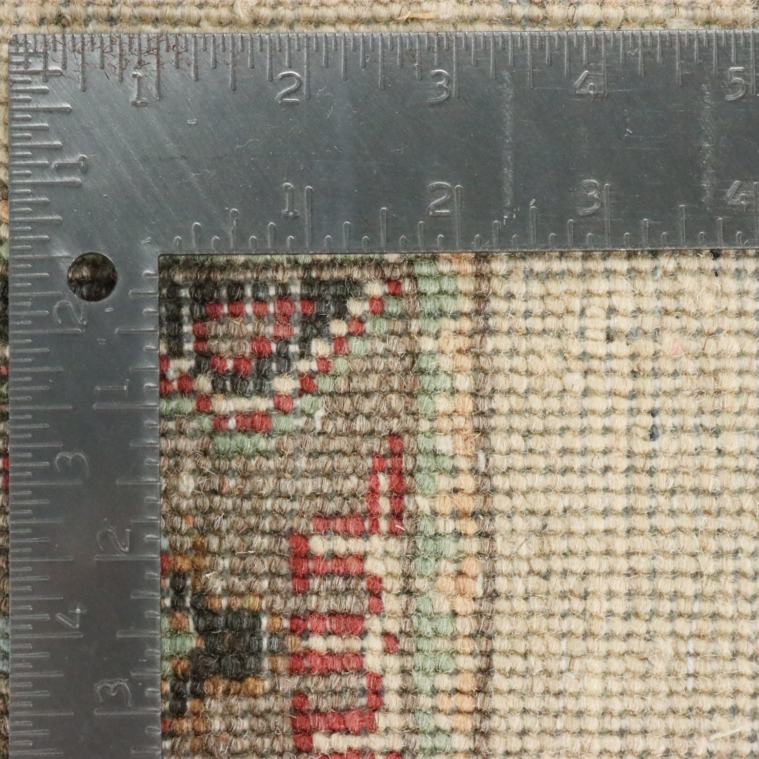 1'11 x 2'11 Hand-Knotted Afghan Kazak Accent Rug