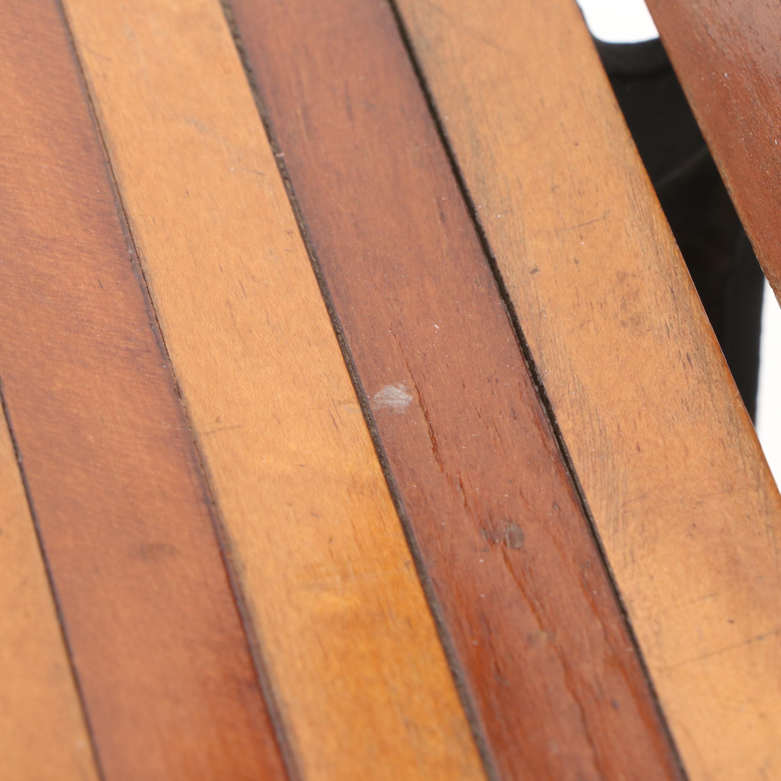 Victorian Style Wood and Cast Iron Miniature School House Chair