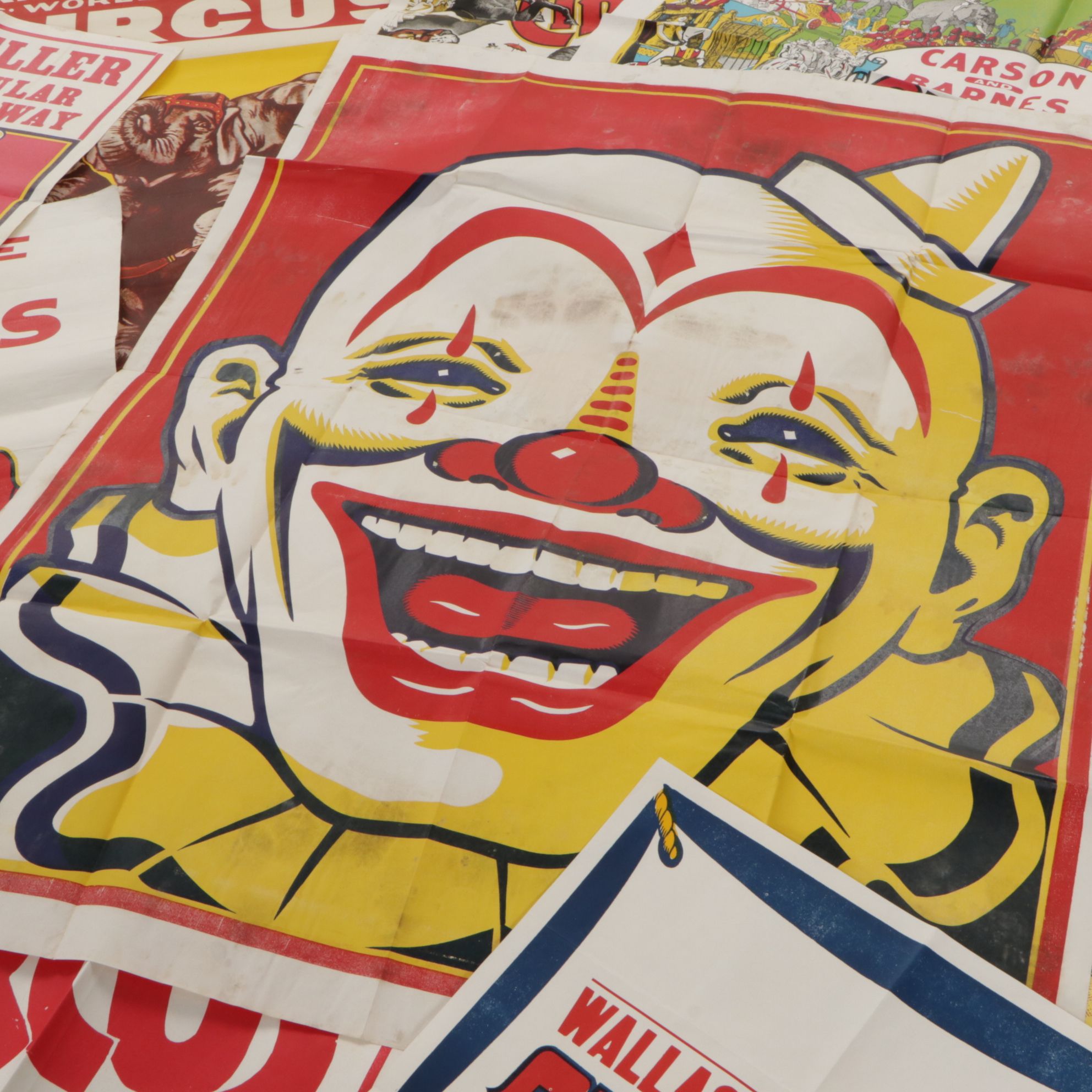 Ringling Bros. and Other Paper American Circus Posters, Mid-20th Century