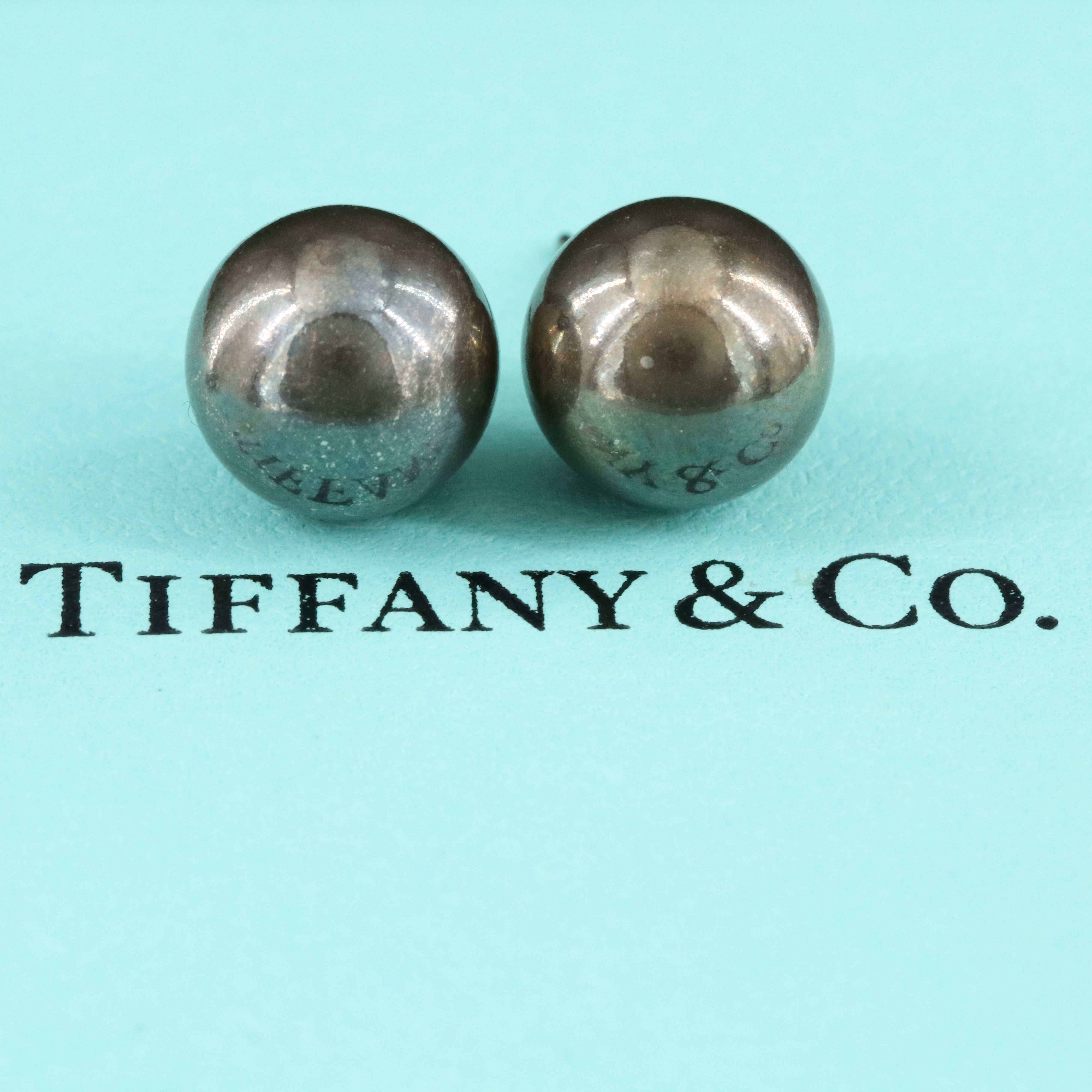 Tiffany & Co. HardWear Sterling Ball Earrings
