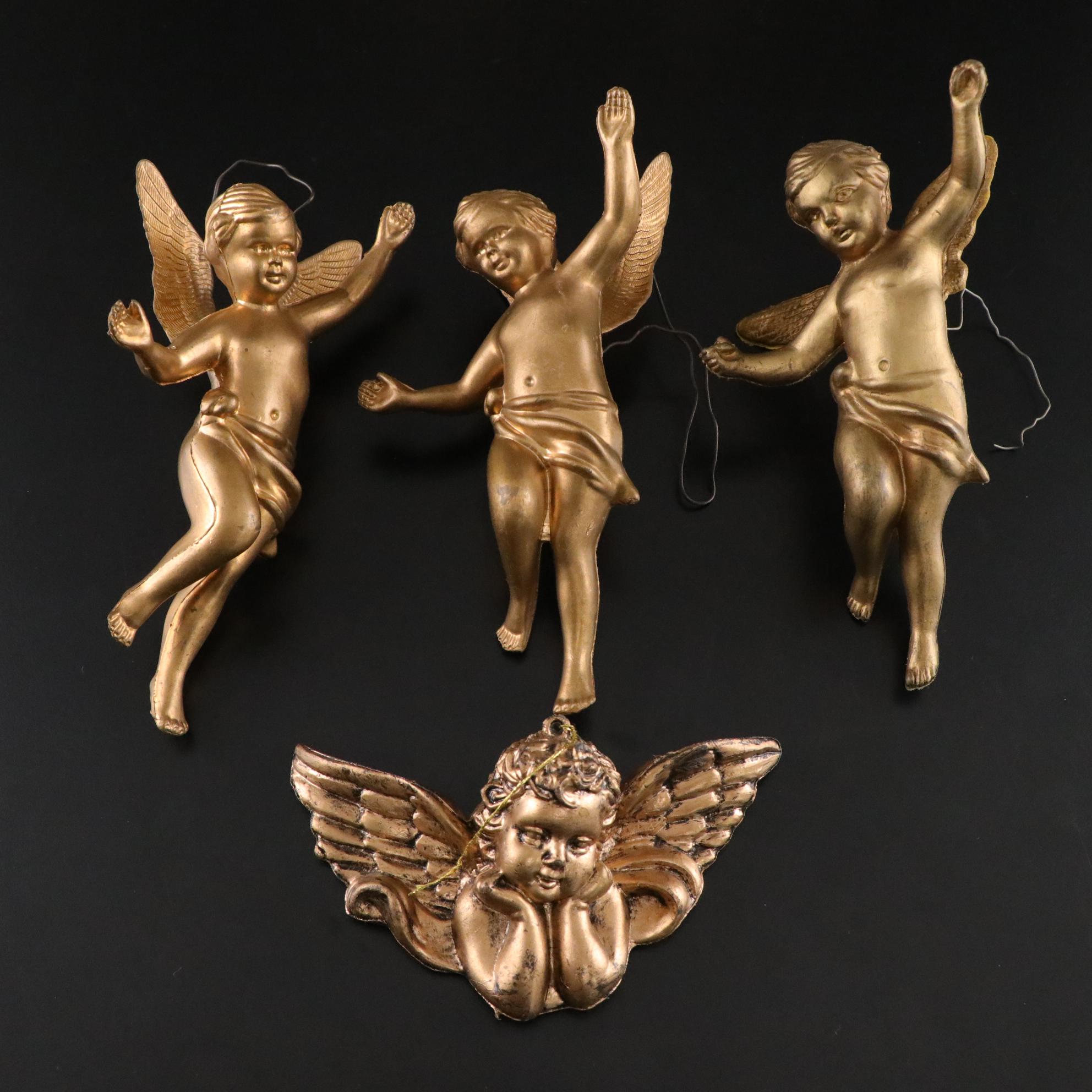 Embellished Gold and Glitter Table Top Christmas Decor, Ornaments and More