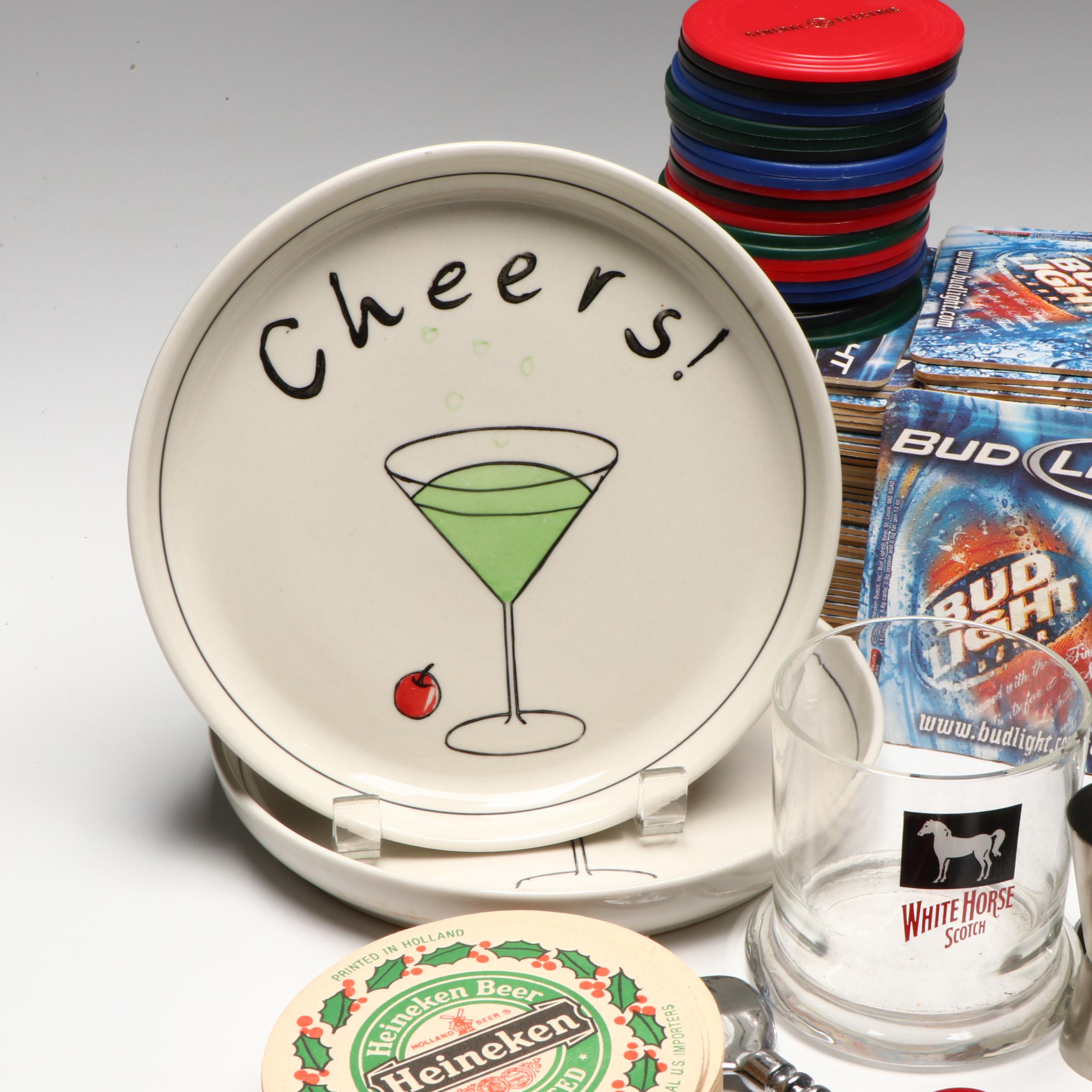 Metal Cocktail Shaker, Jack Daniels Old Fashioned Glasses, and More Barware