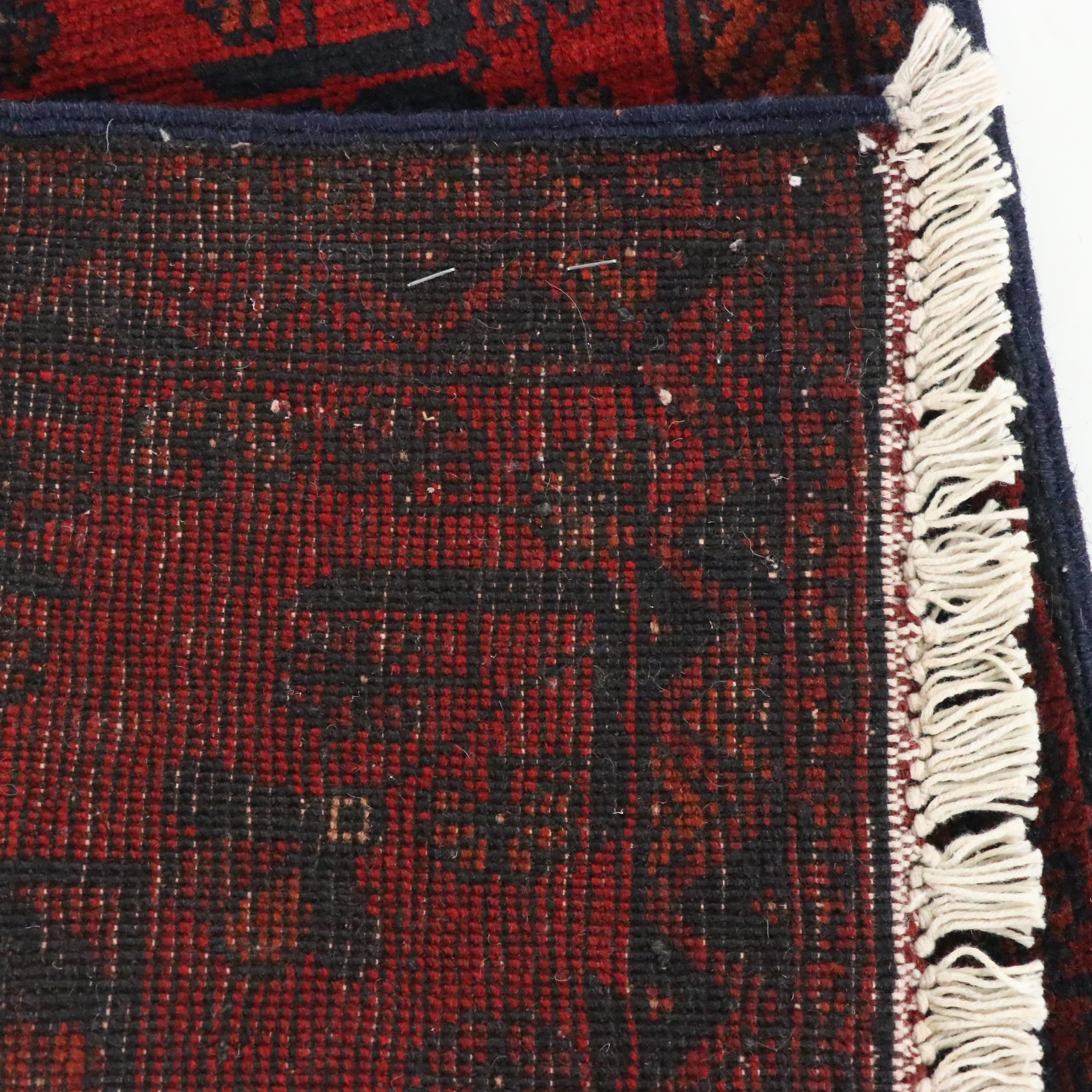 1'9 x 5'1 Hand-Knotted Afghan Kunduz Accent Rug