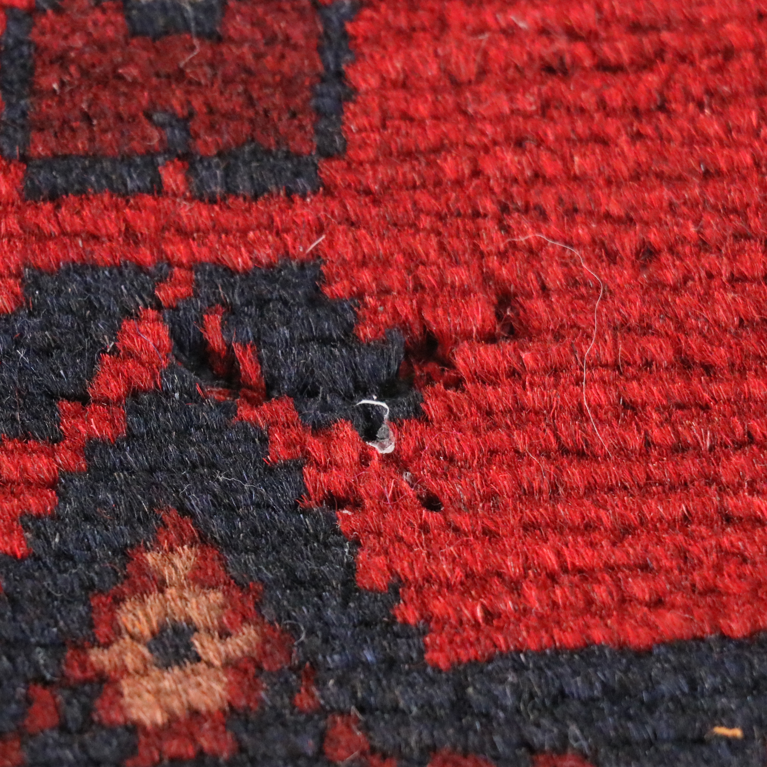 1'9 x 5'1 Hand-Knotted Afghan Kunduz Accent Rug