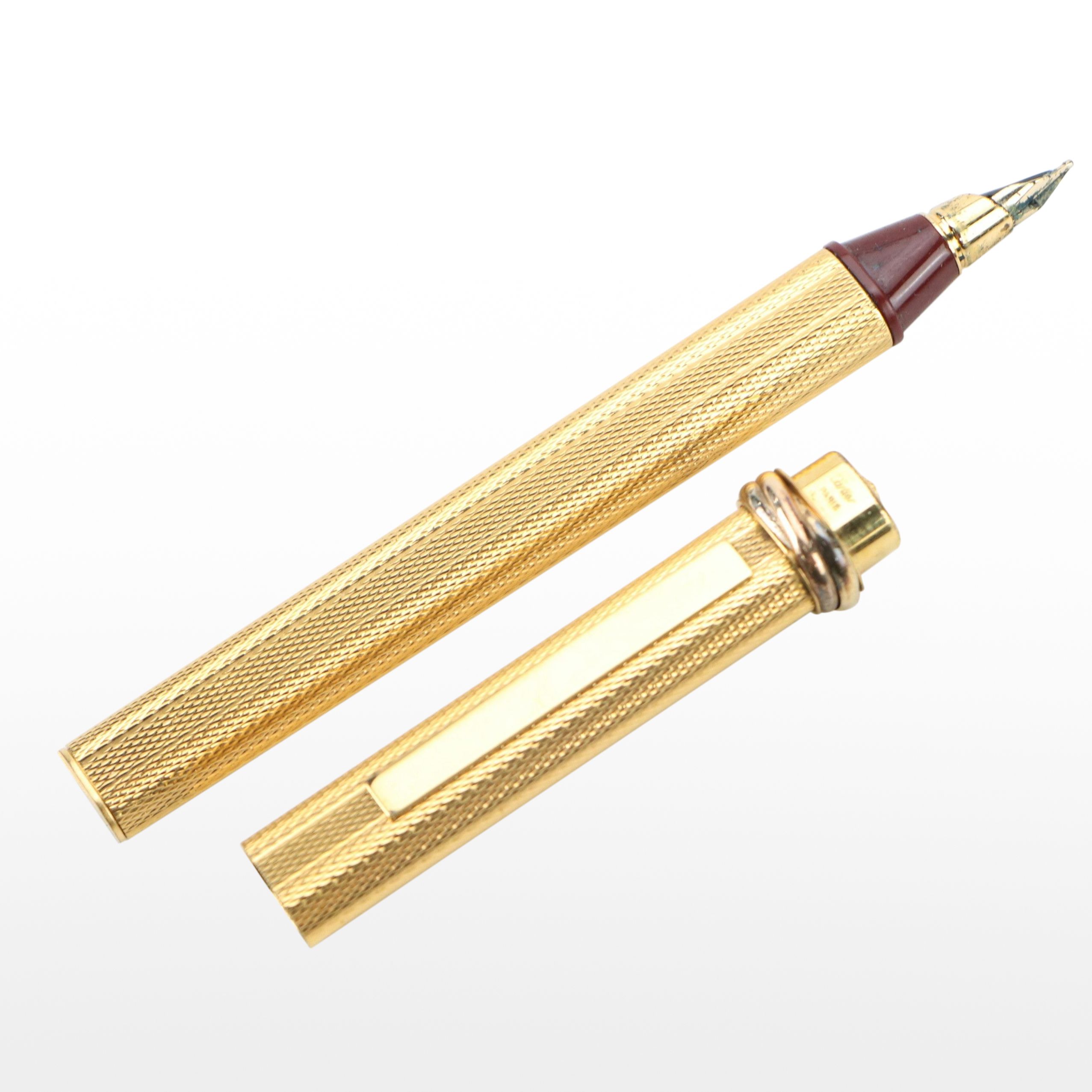 Must de Cartier Gold Plated Fountain Pen