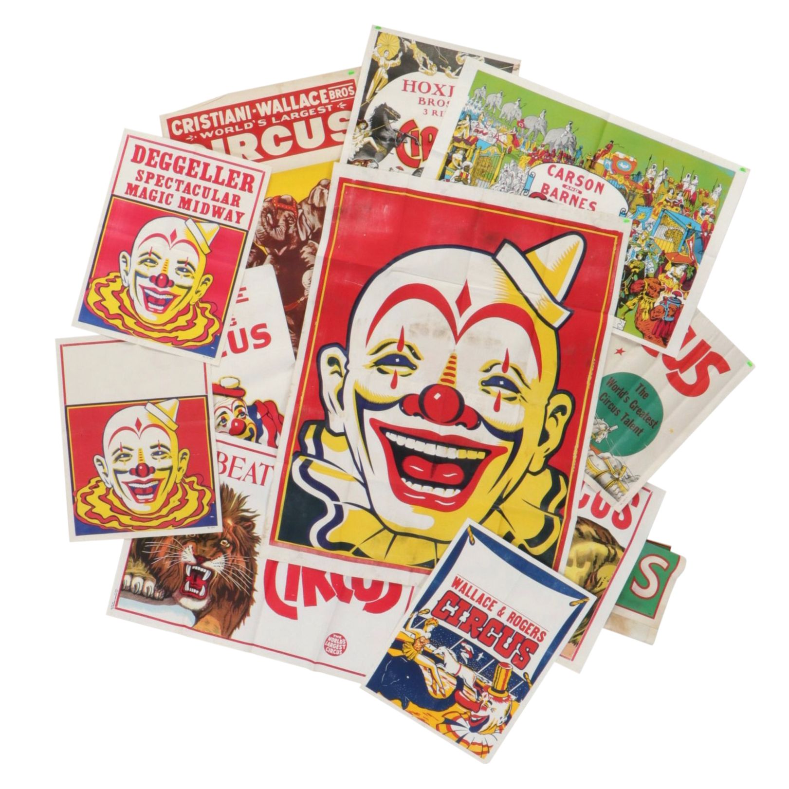 Ringling Bros. and Other Paper American Circus Posters, Mid-20th Century