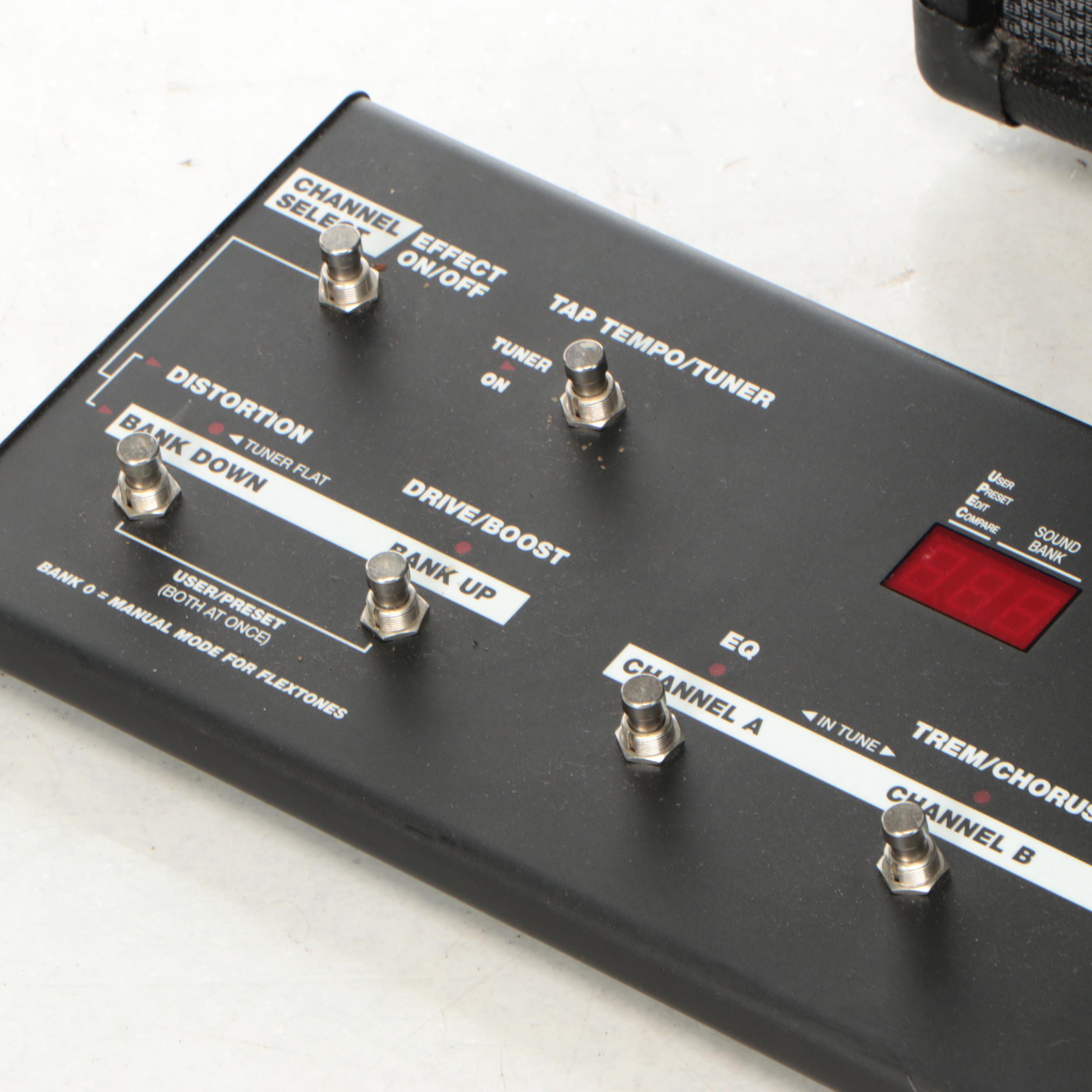 Line 6 AX2212 Digital Guitar Amplifier and 6 Floor Board