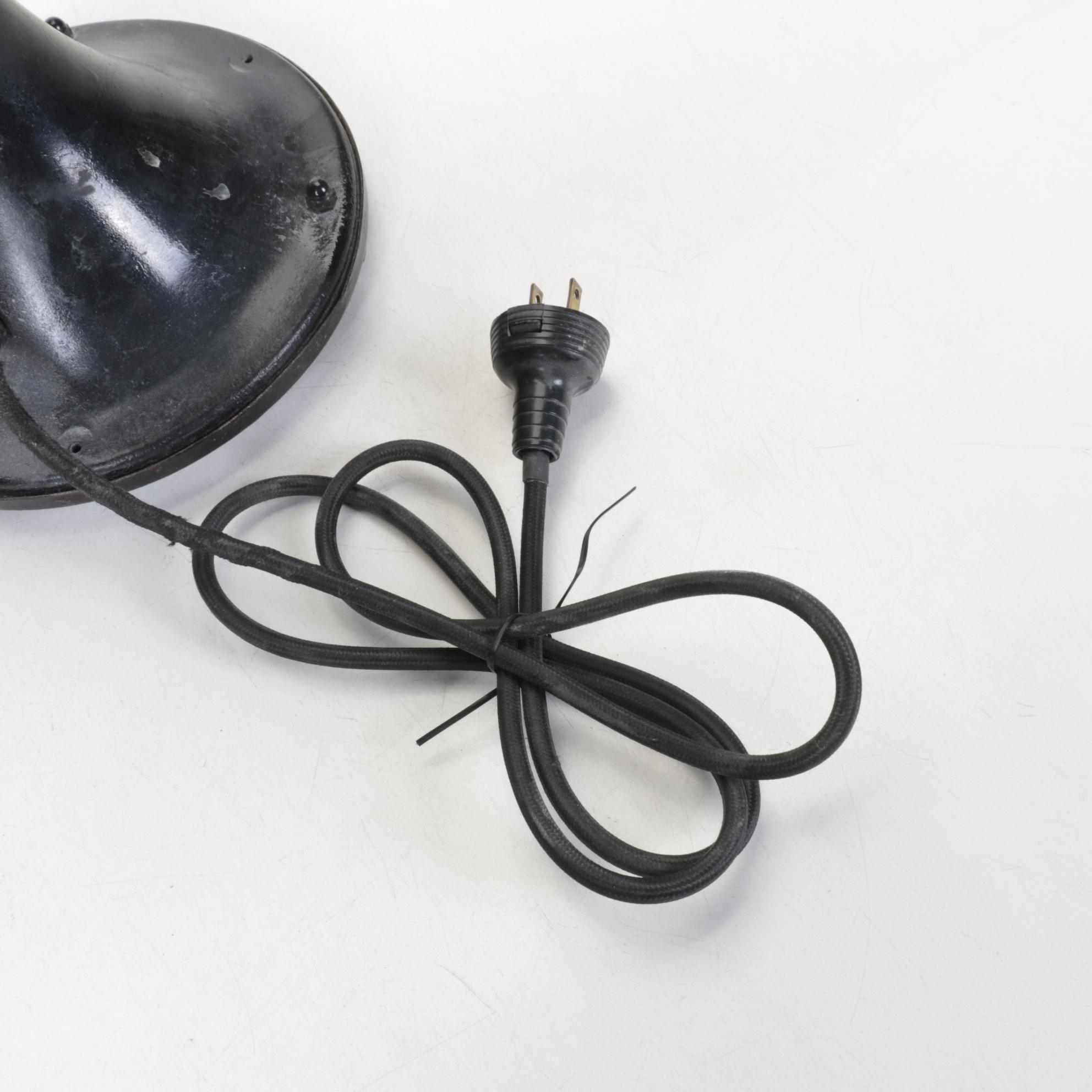 General Electric Brass Blade Table-Top Fan, Early 20th Century