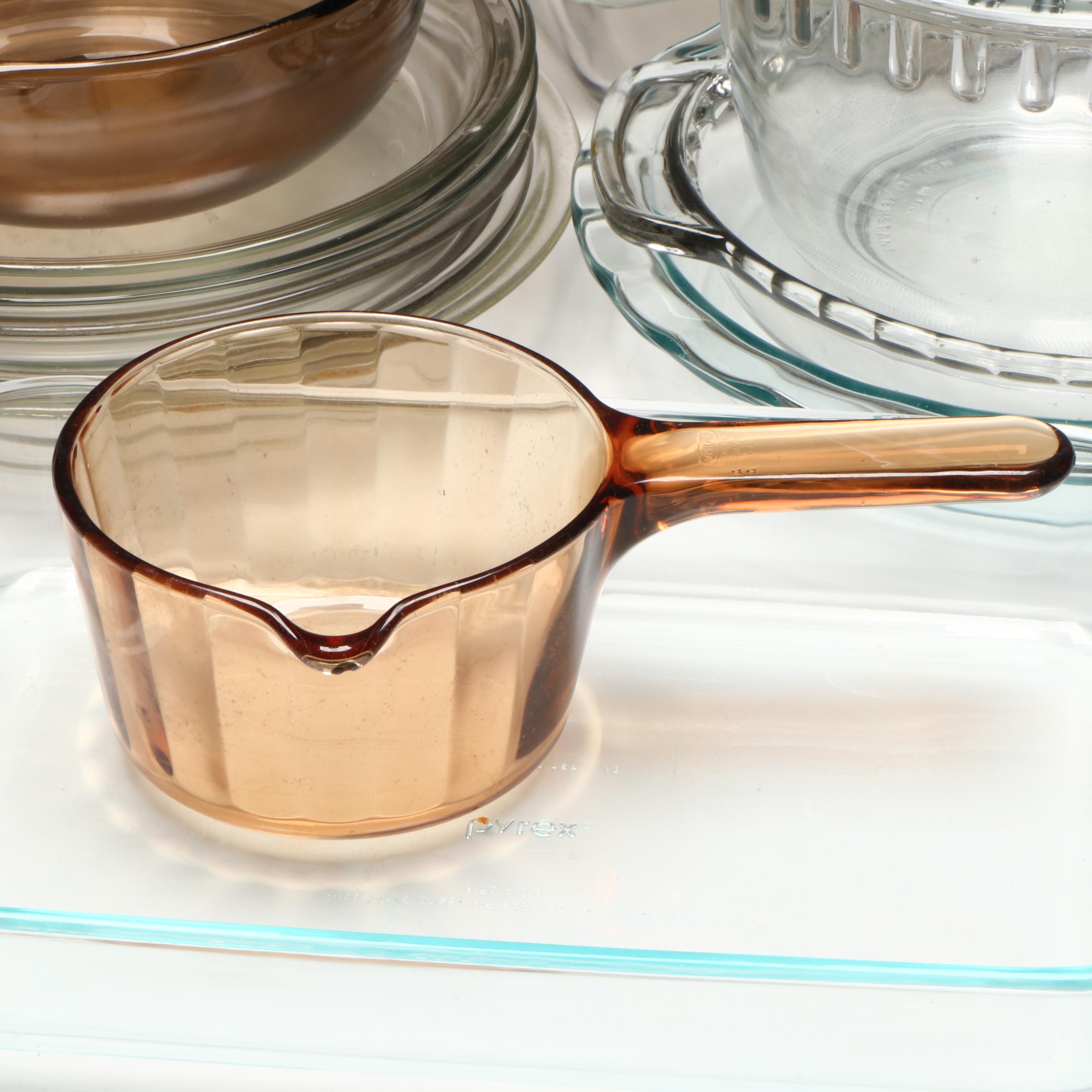 Pyrex with Other Loaf Pans, Pie Pans, Bowls and More Bakeware