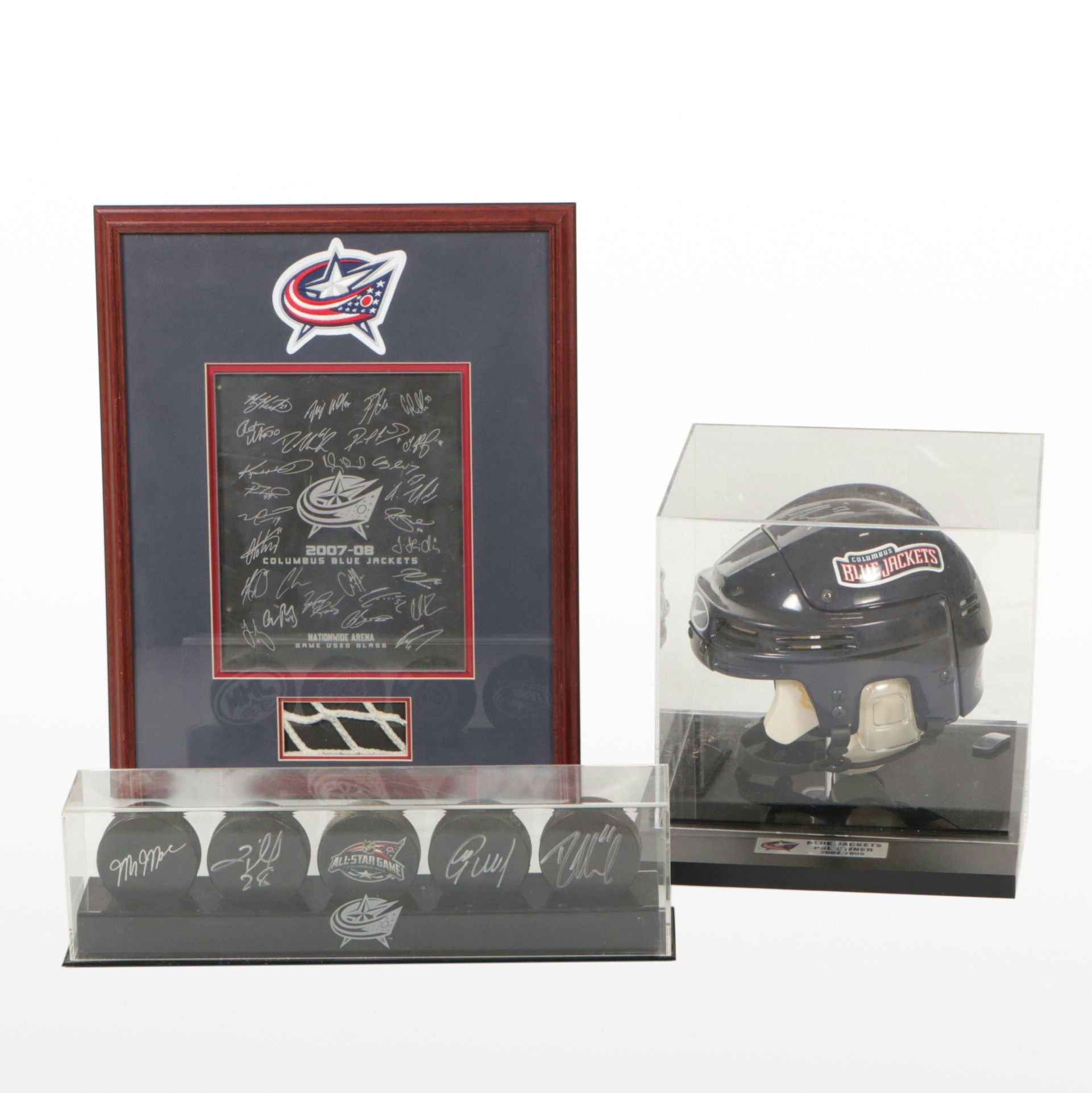 Rick Nash & Others Signed Columbus Blue Jackets Memorabilia