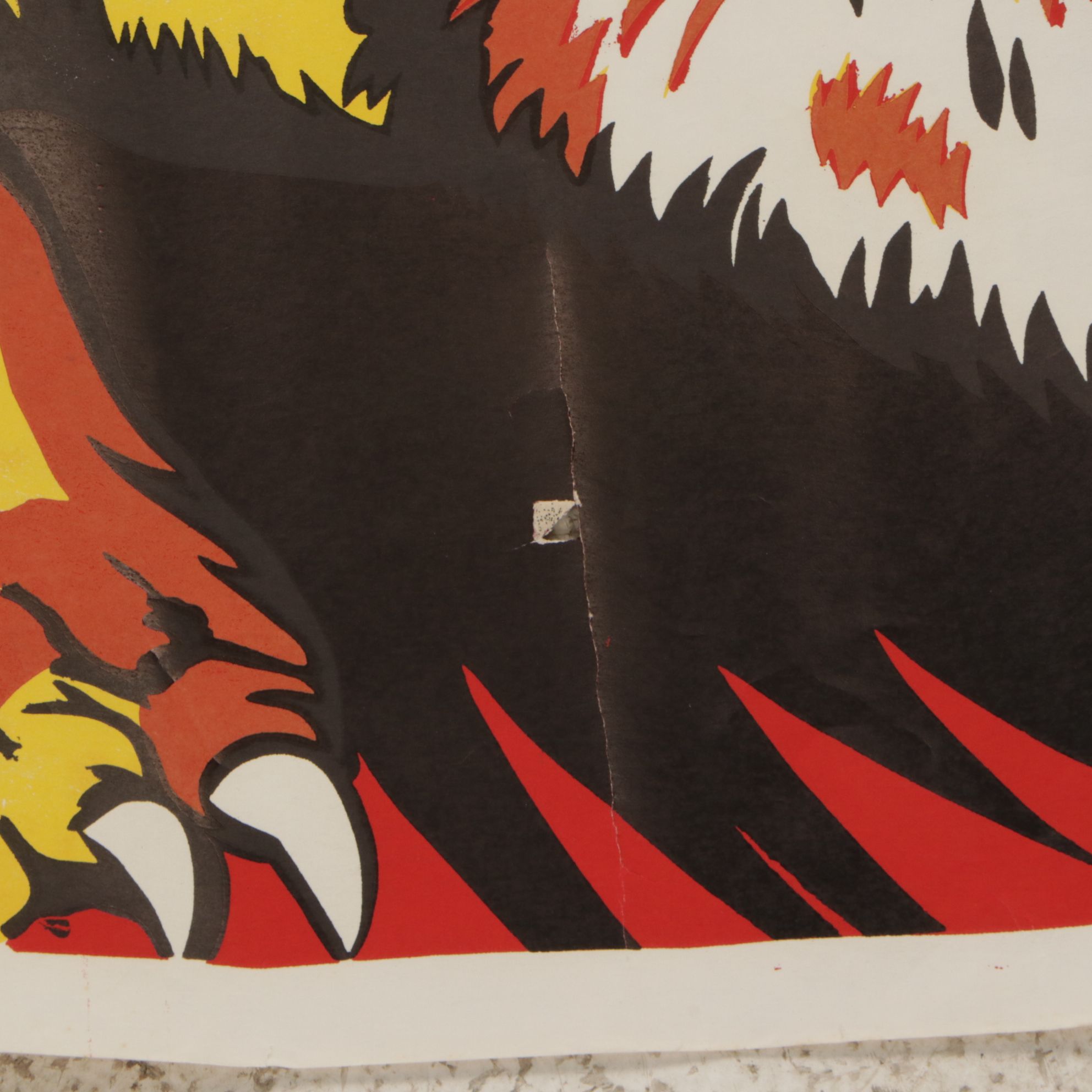 Collection of Rolled and Folded Paper American Circus Posters, 20th Century