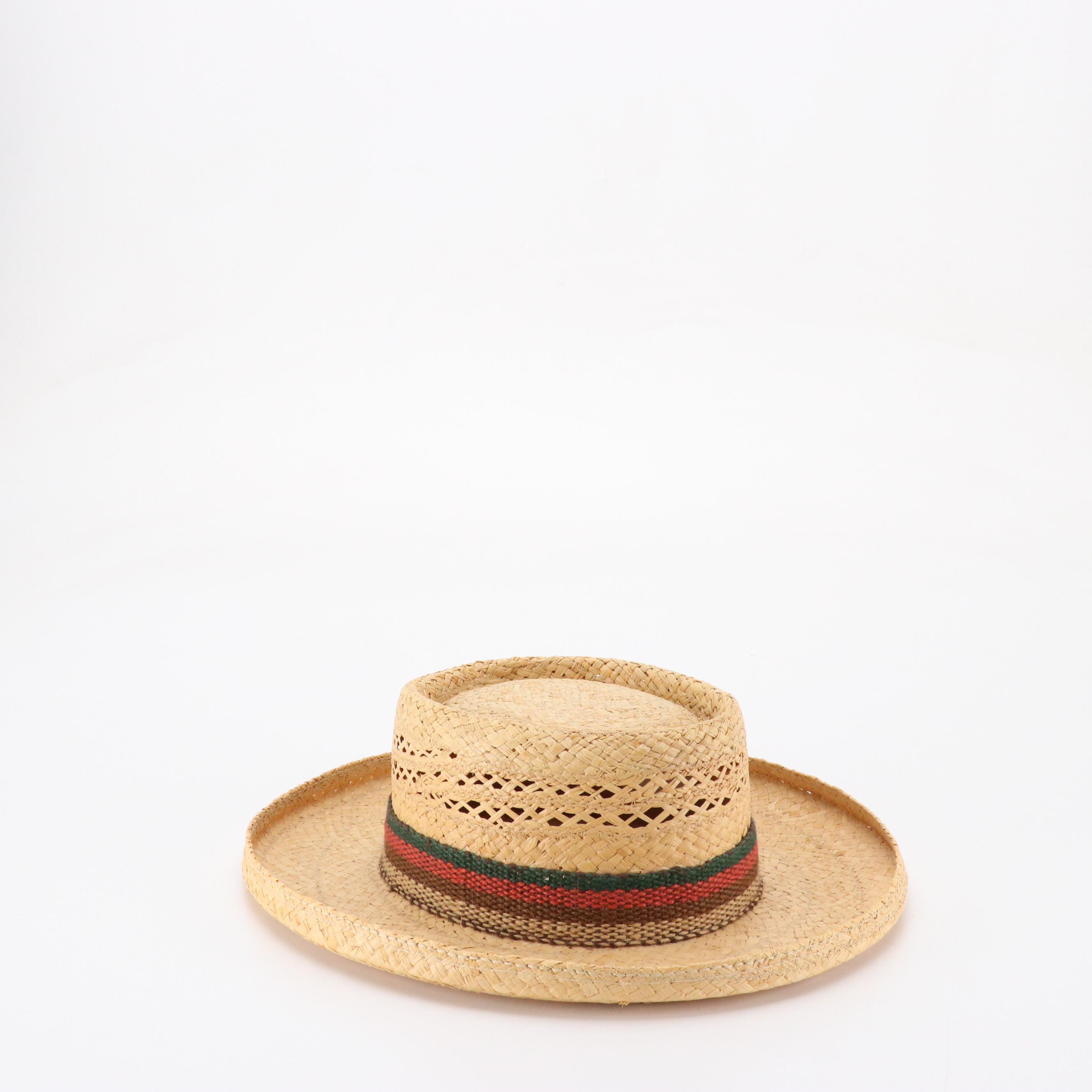 Knox Beachcomber Raffia Hat and Country Gentleman Straw Hats