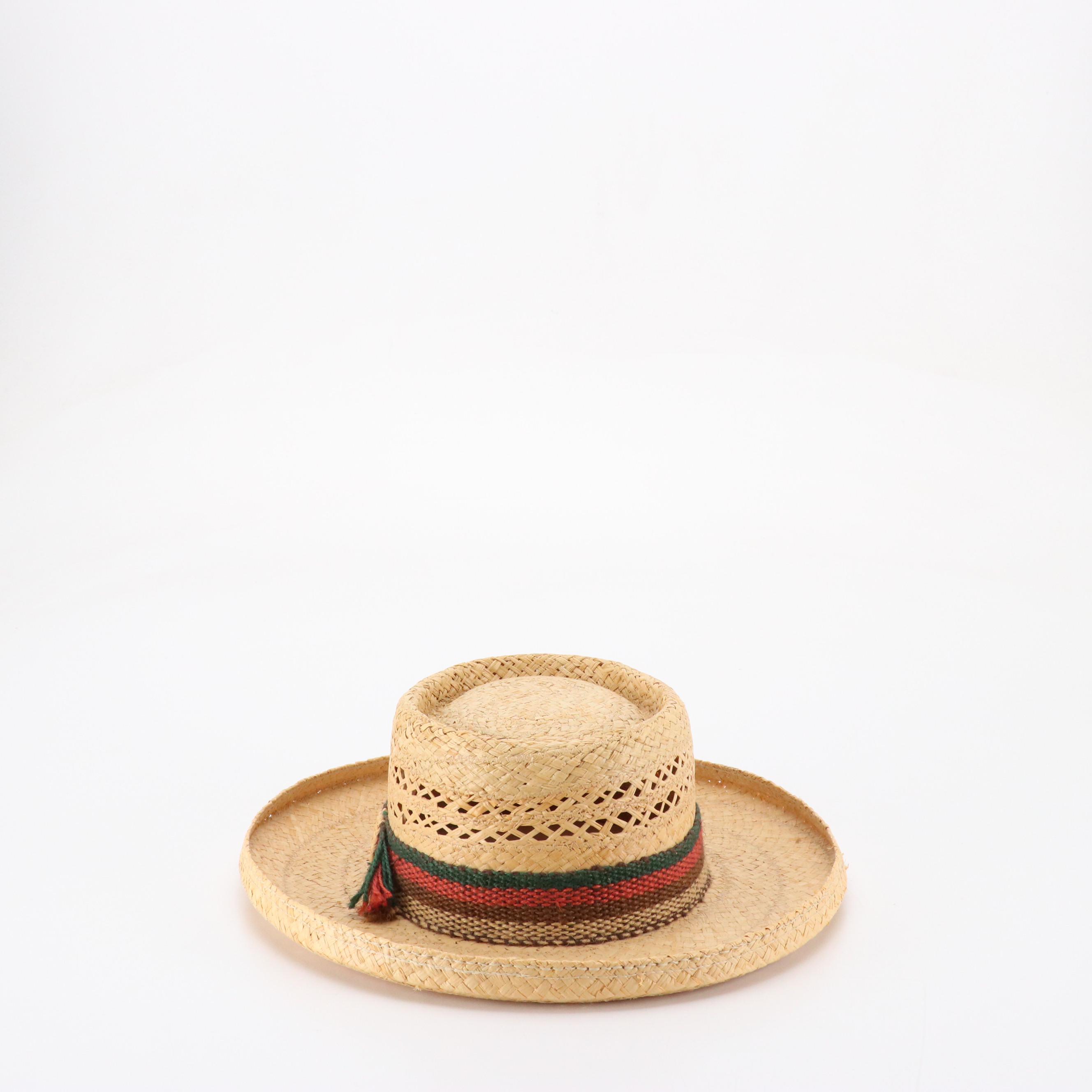 Knox Beachcomber Raffia Hat and Country Gentleman Straw Hats