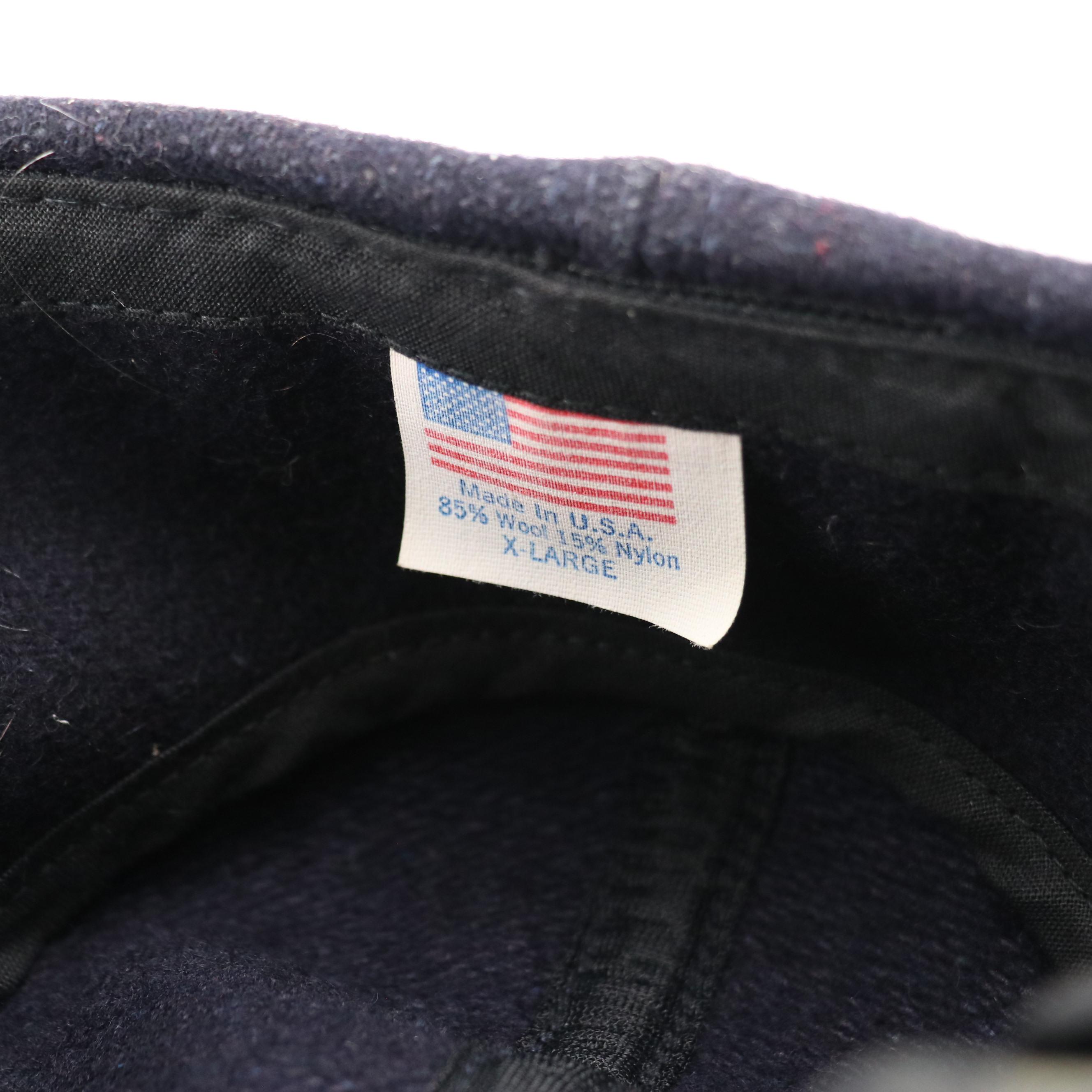 Men's Vintage Wool Hunting Caps with Ear Flaps & Isotoner Leather Gloves in Box