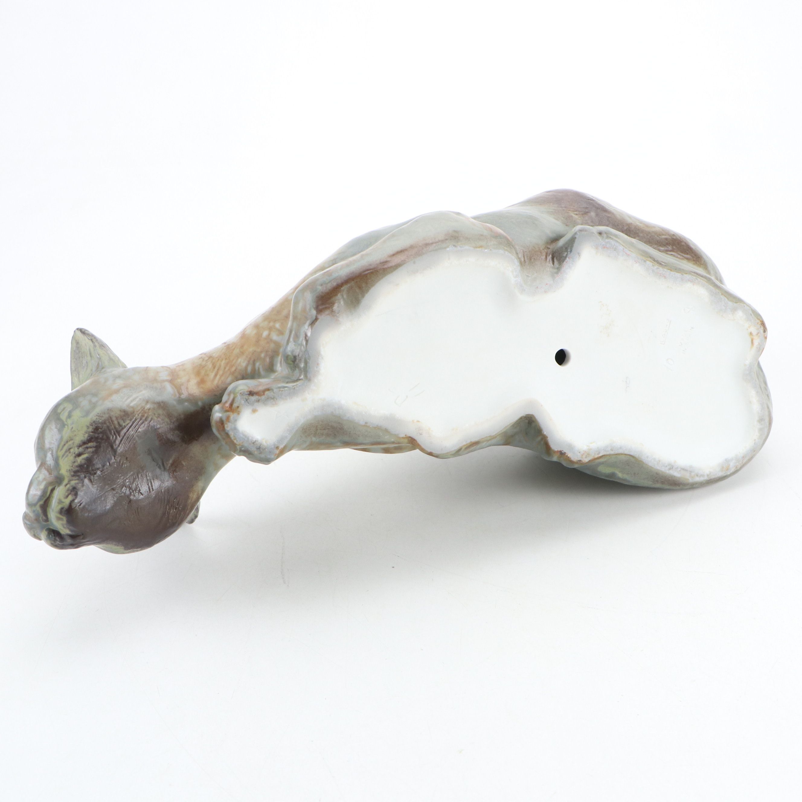 Lladró Porcelain Cat Figurine, Early to Mid-20th Century