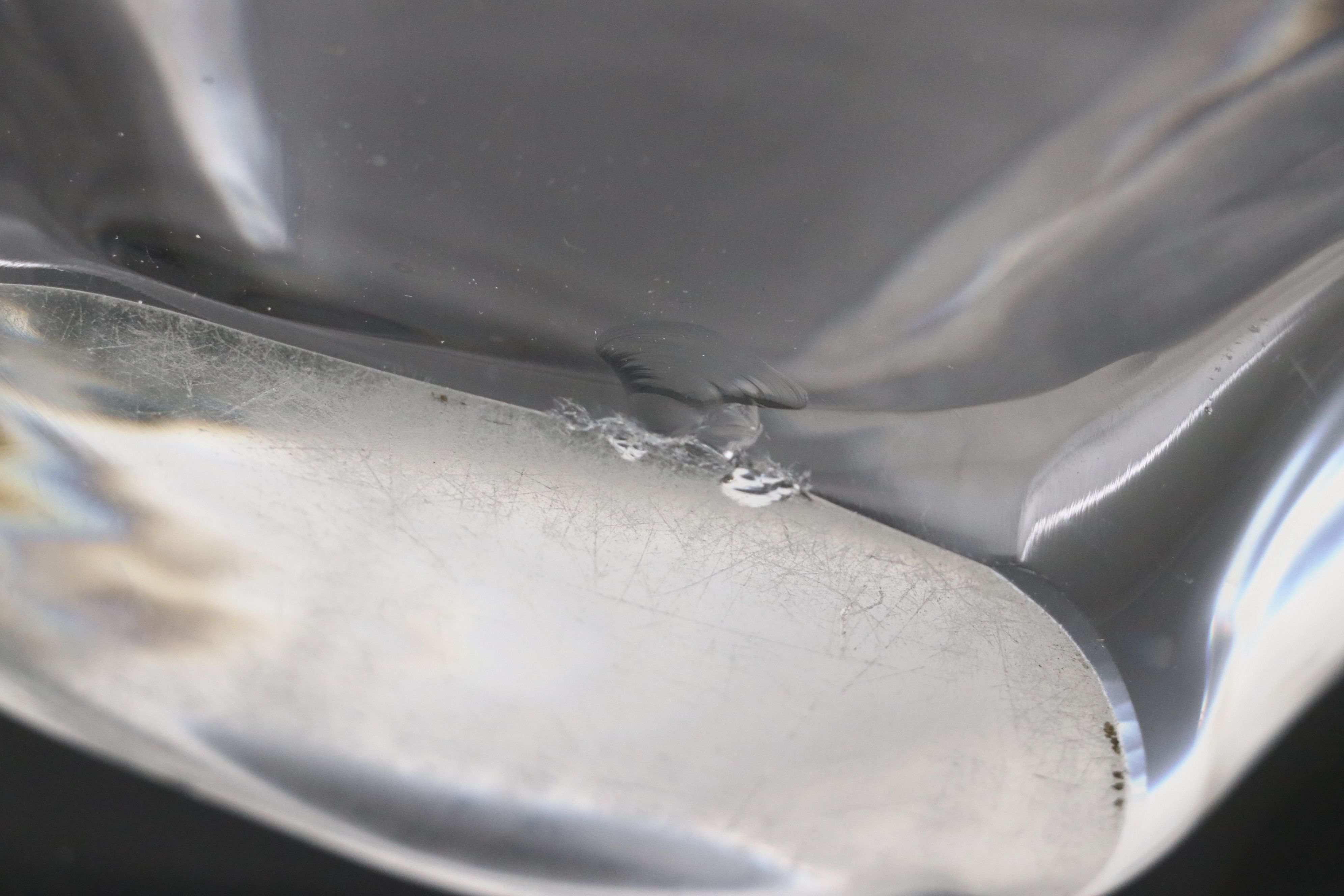 Pair of Daum Nancy Crystal Modernist Style Candle Holders