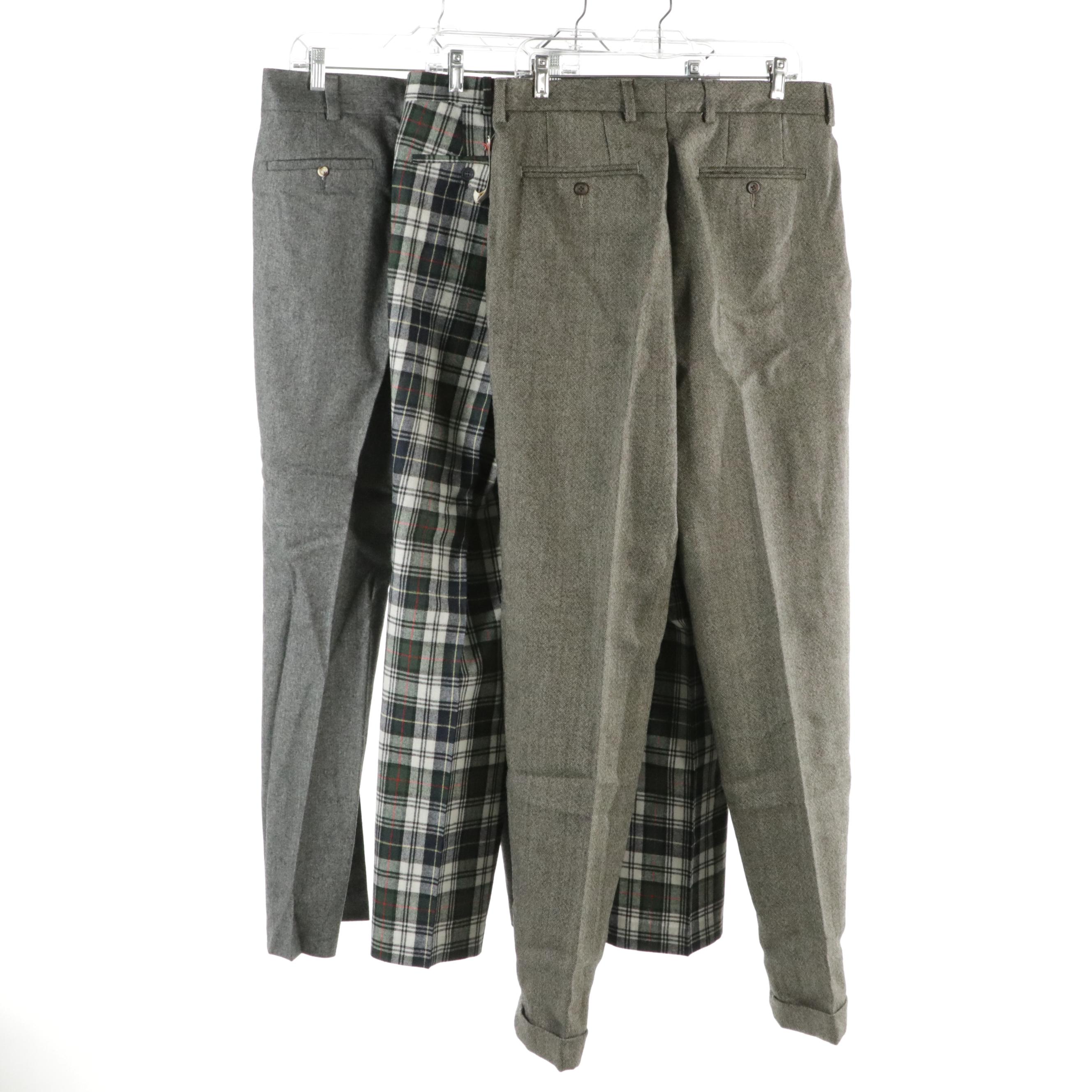 Men's Nautica Classic Fit and Other Wool Trousers, With Tag