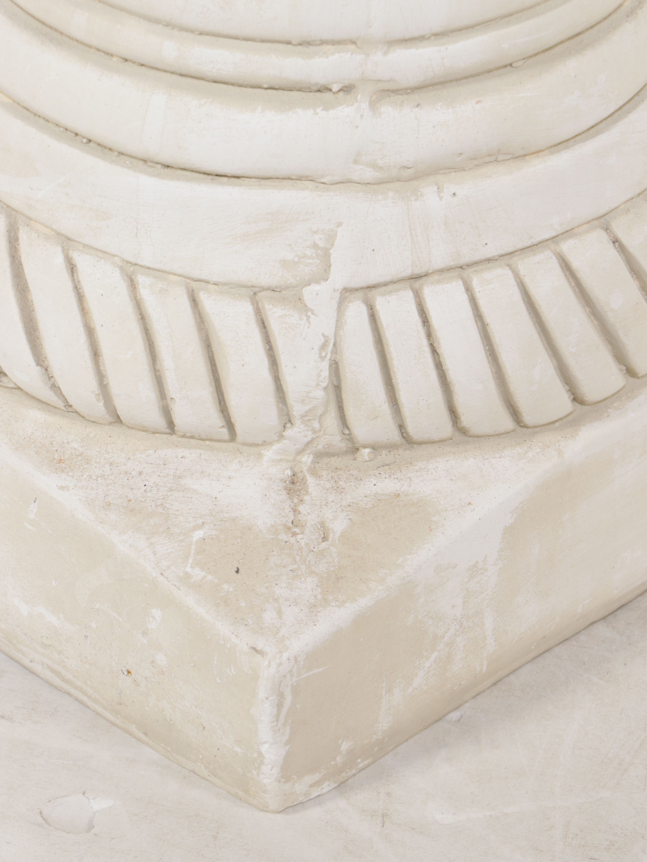 Pair of 36" Neoclassical Ionic Style Pillar Stands