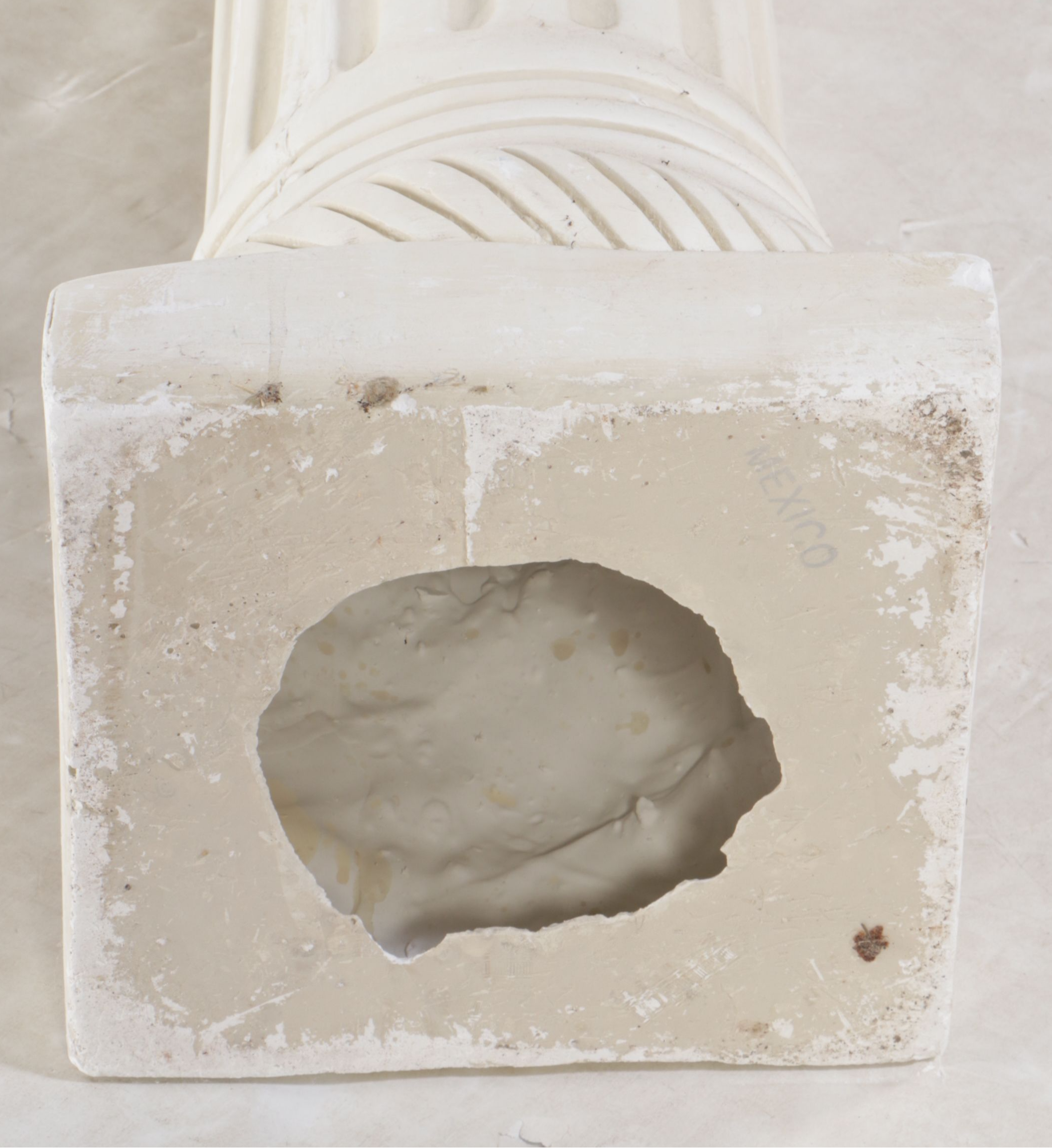 Pair of 36" Neoclassical Ionic Style Pillar Stands