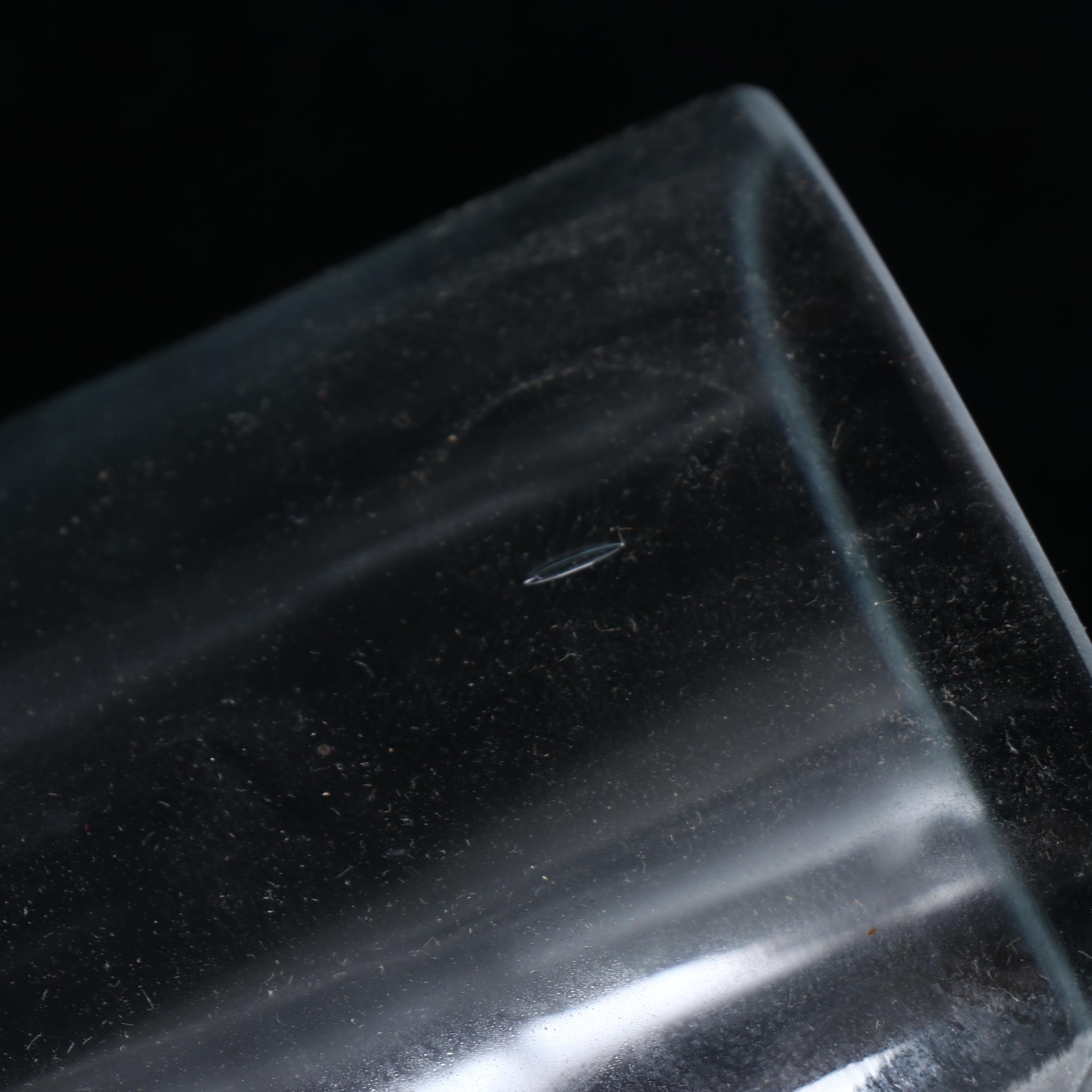 Tall Clear Glass Cylindrical Vases