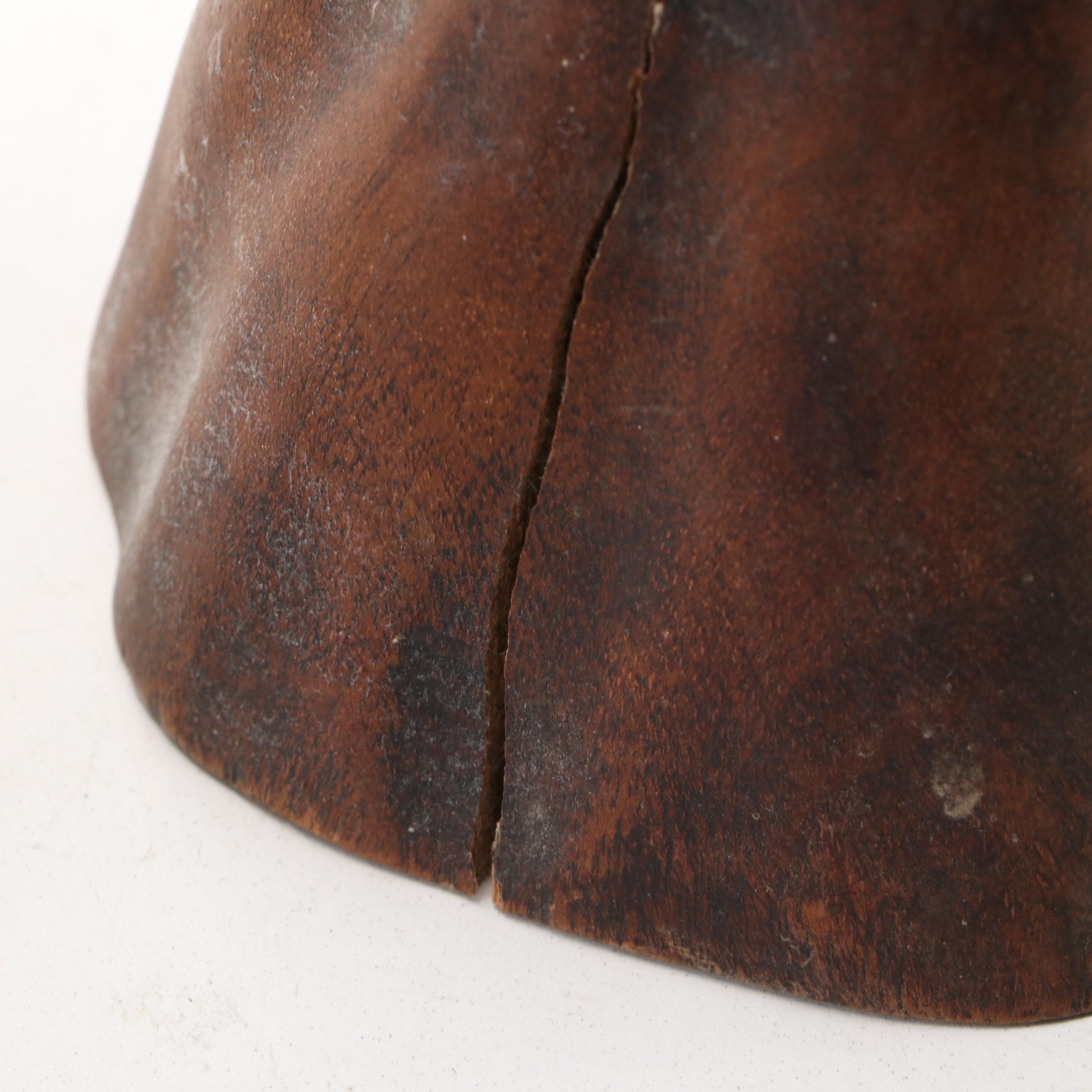 Zanzibar Souvenir Carved Wooden Busts of Couple