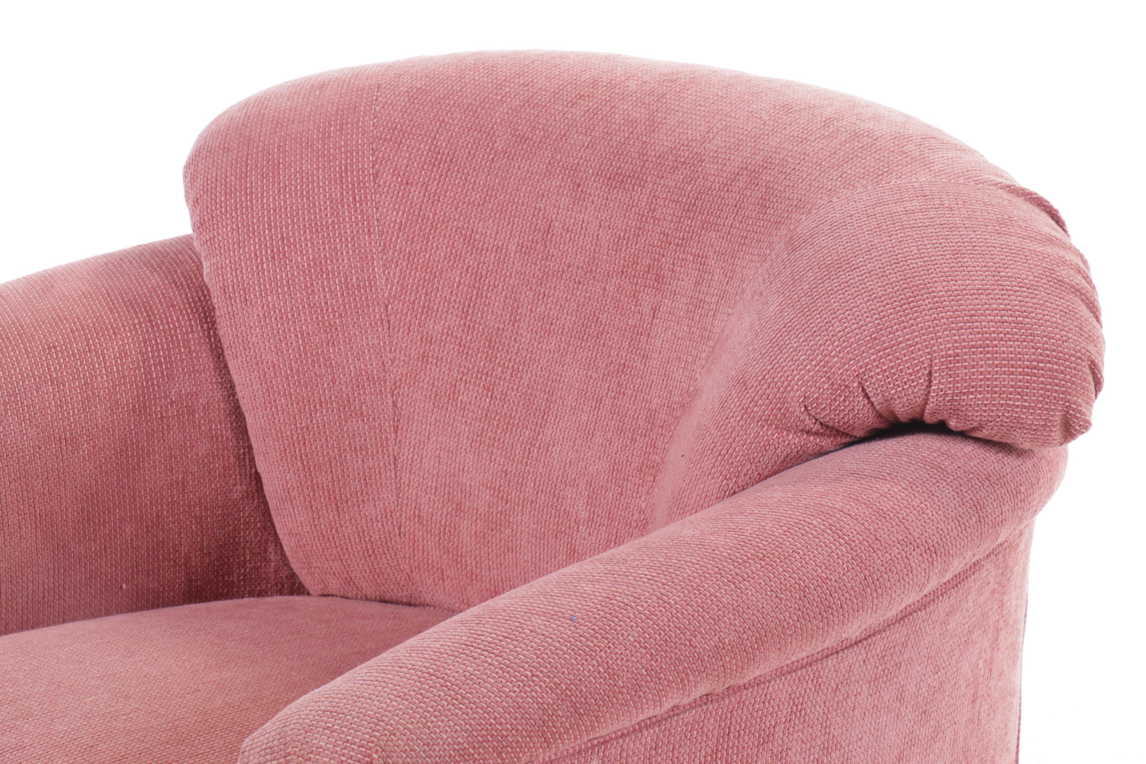 Precedent for Sherrill Furniture Co. Postmodernist Upholstered Swivel Chair