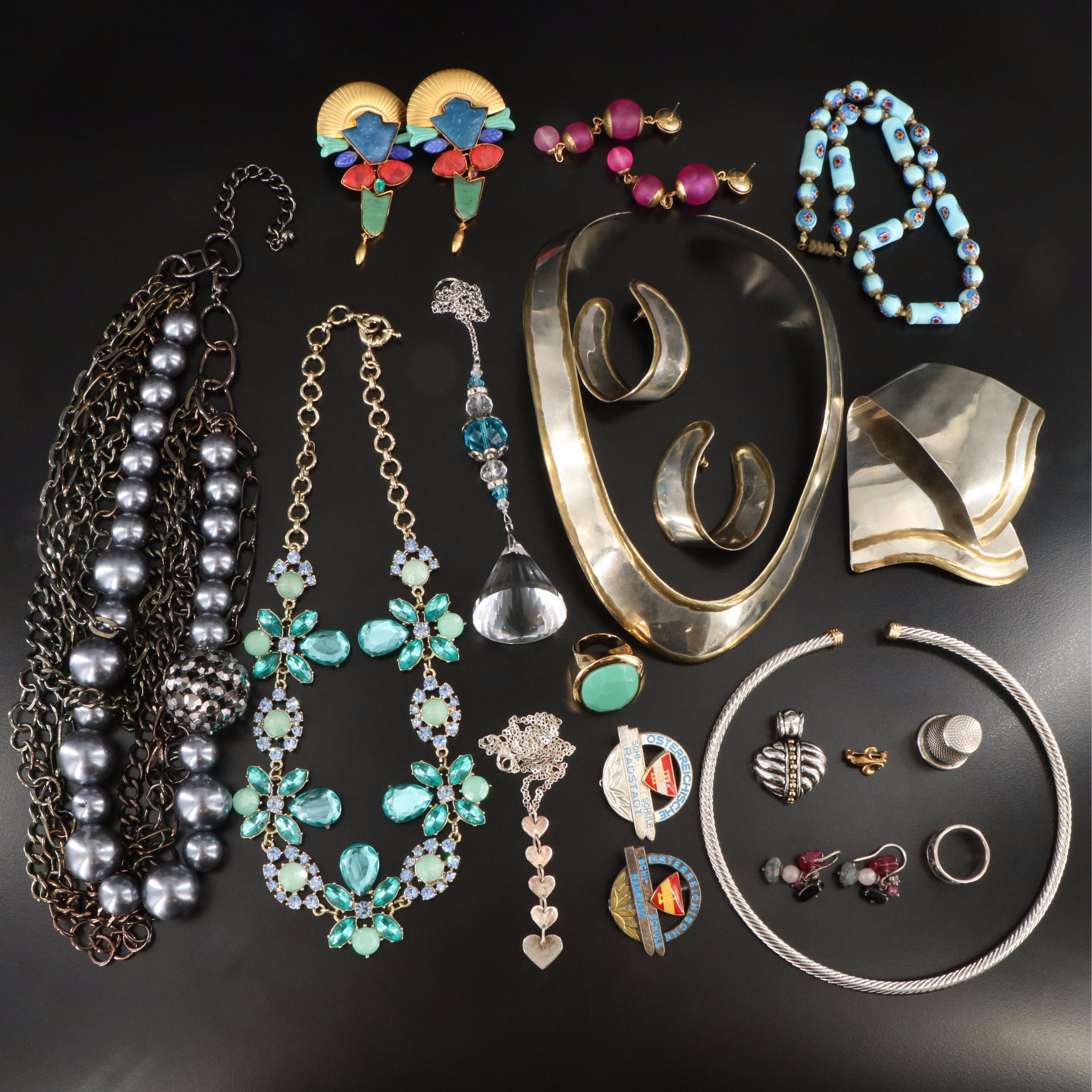 Egyptian Revival Earrings Featured in Jewelry Collection