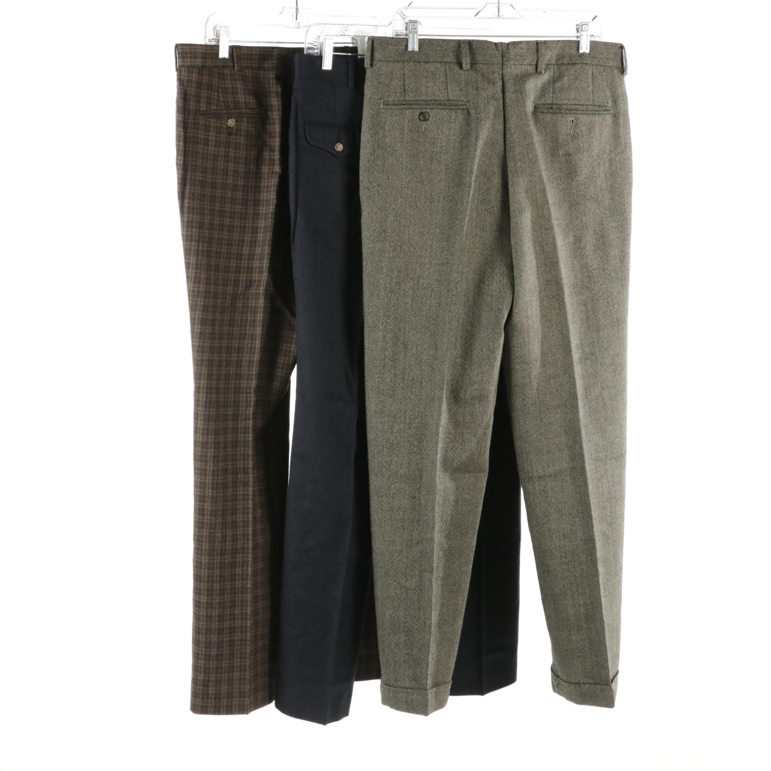 Men's Nautica and John Alexander Pure Wool Trousers