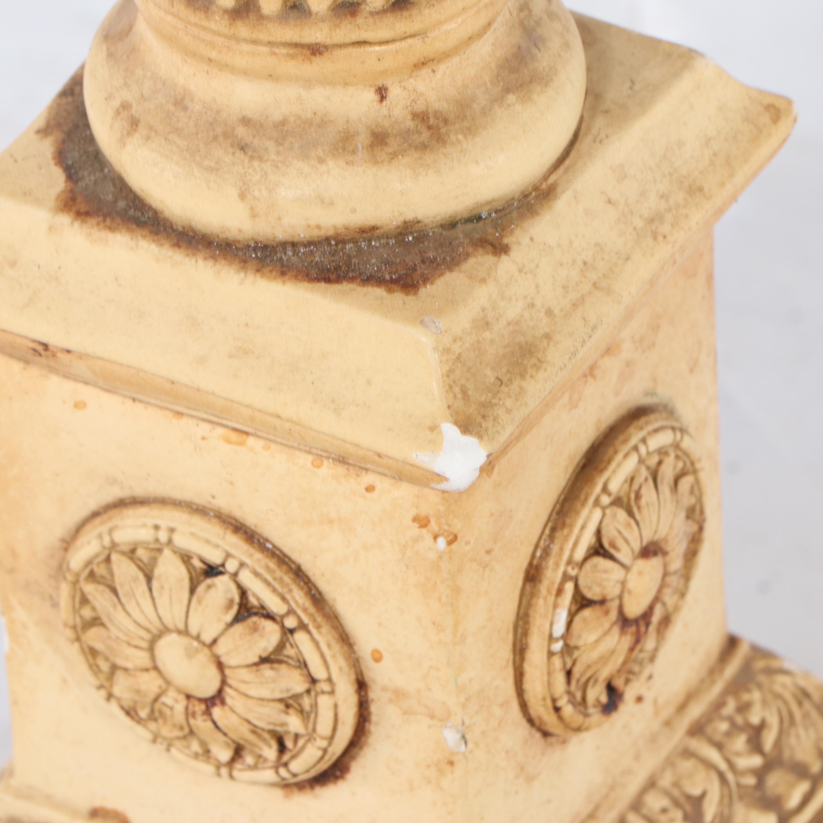 Quartite Creative Neoclassical Style Pedestal Table, 1968