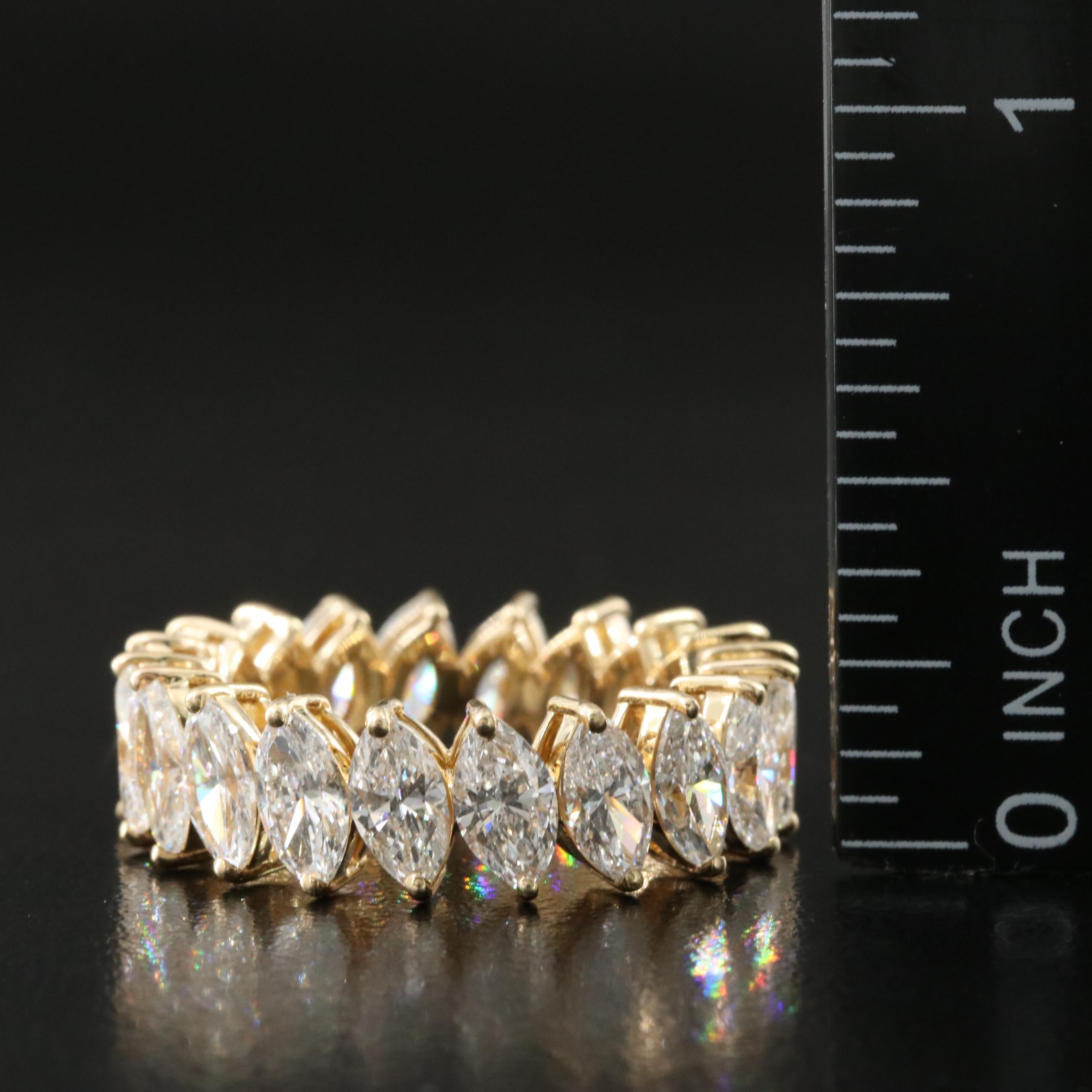 14K 5.21 CTW Lab Grown Diamond Eternity Band
