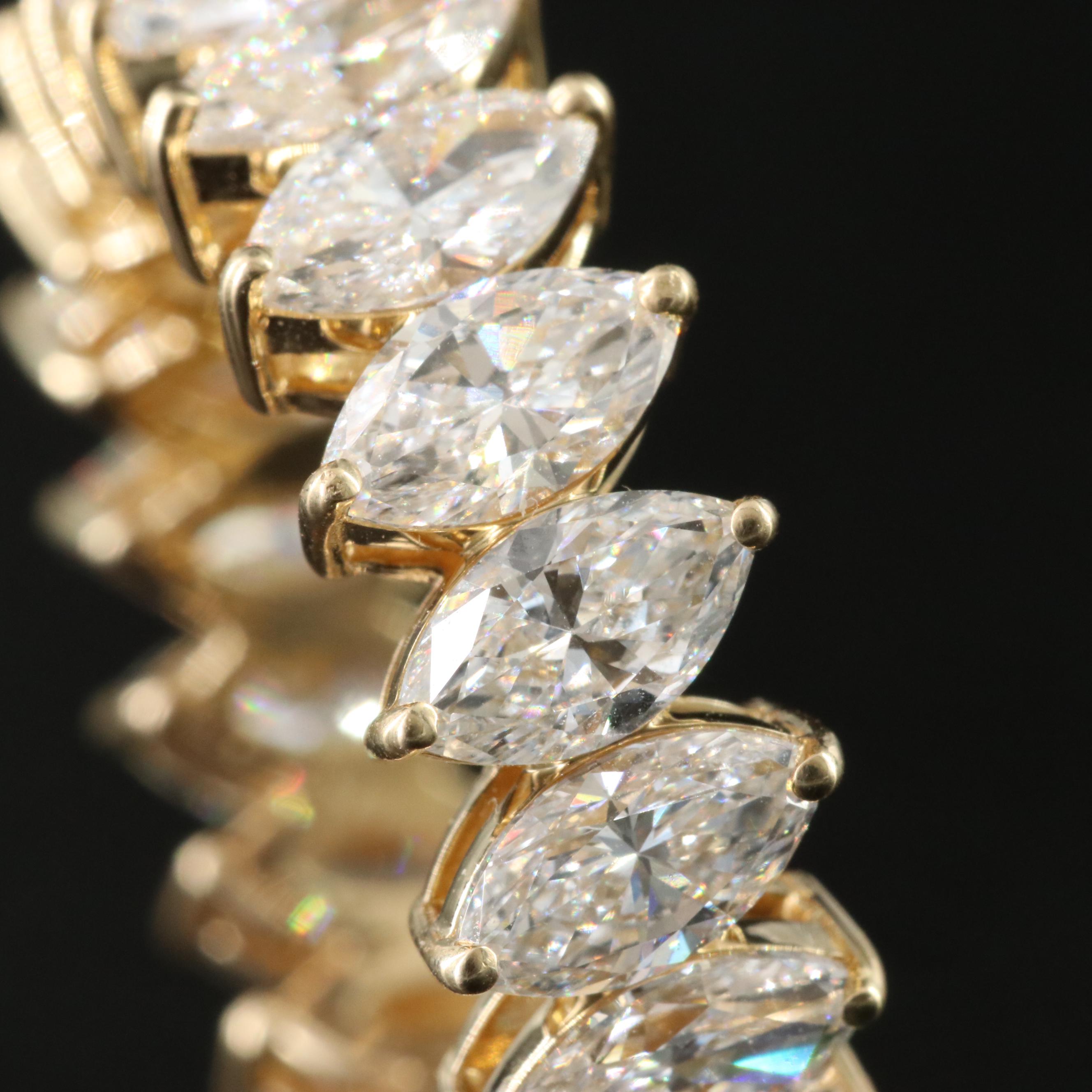 14K 5.21 CTW Lab Grown Diamond Eternity Band