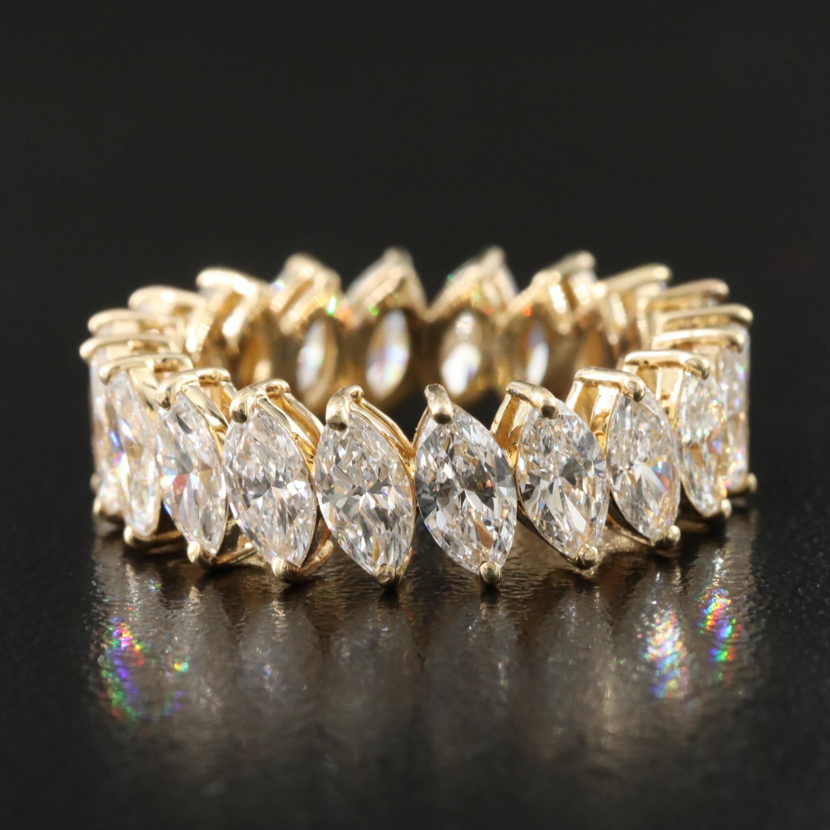 14K 5.21 CTW Lab Grown Diamond Eternity Band