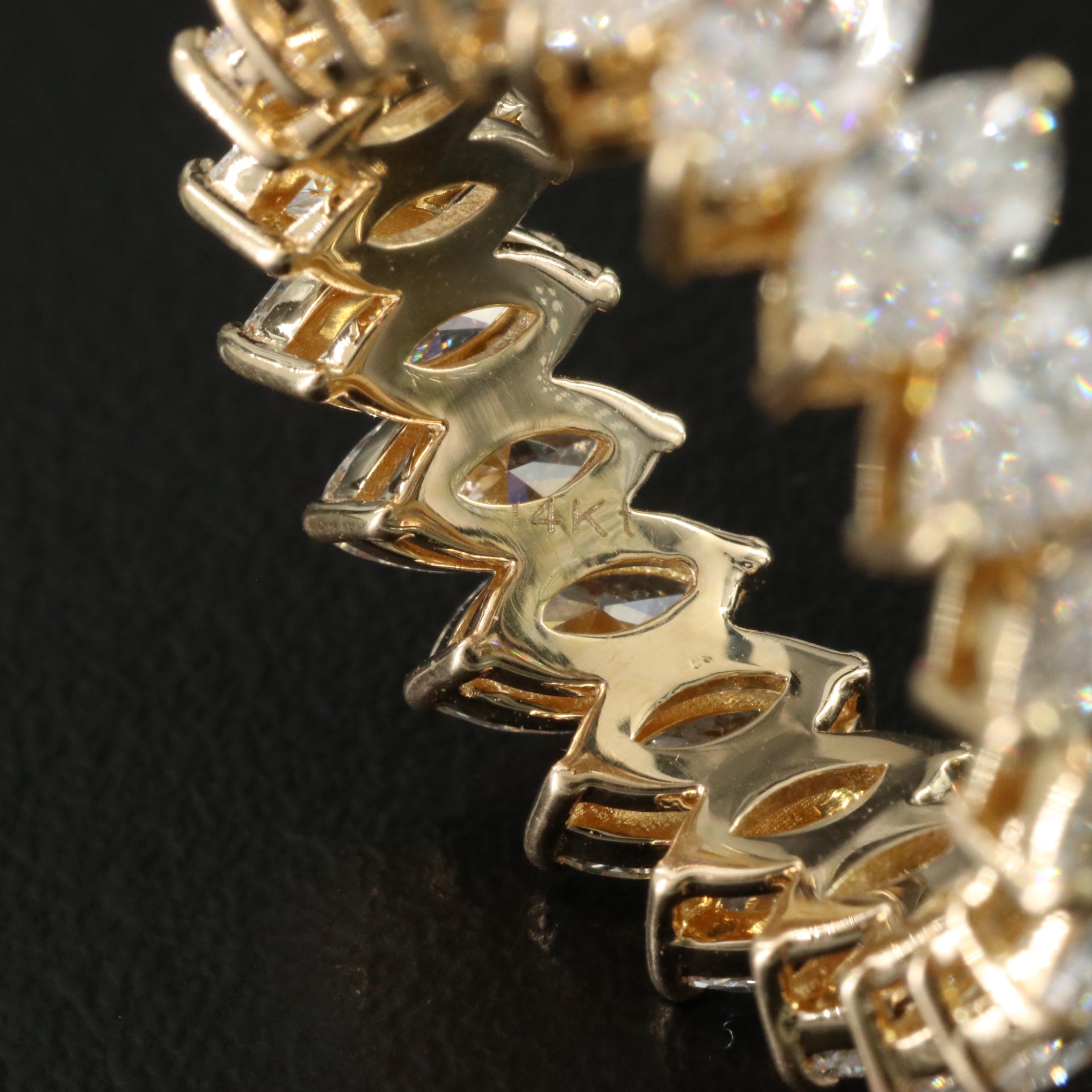 14K 5.21 CTW Lab Grown Diamond Eternity Band