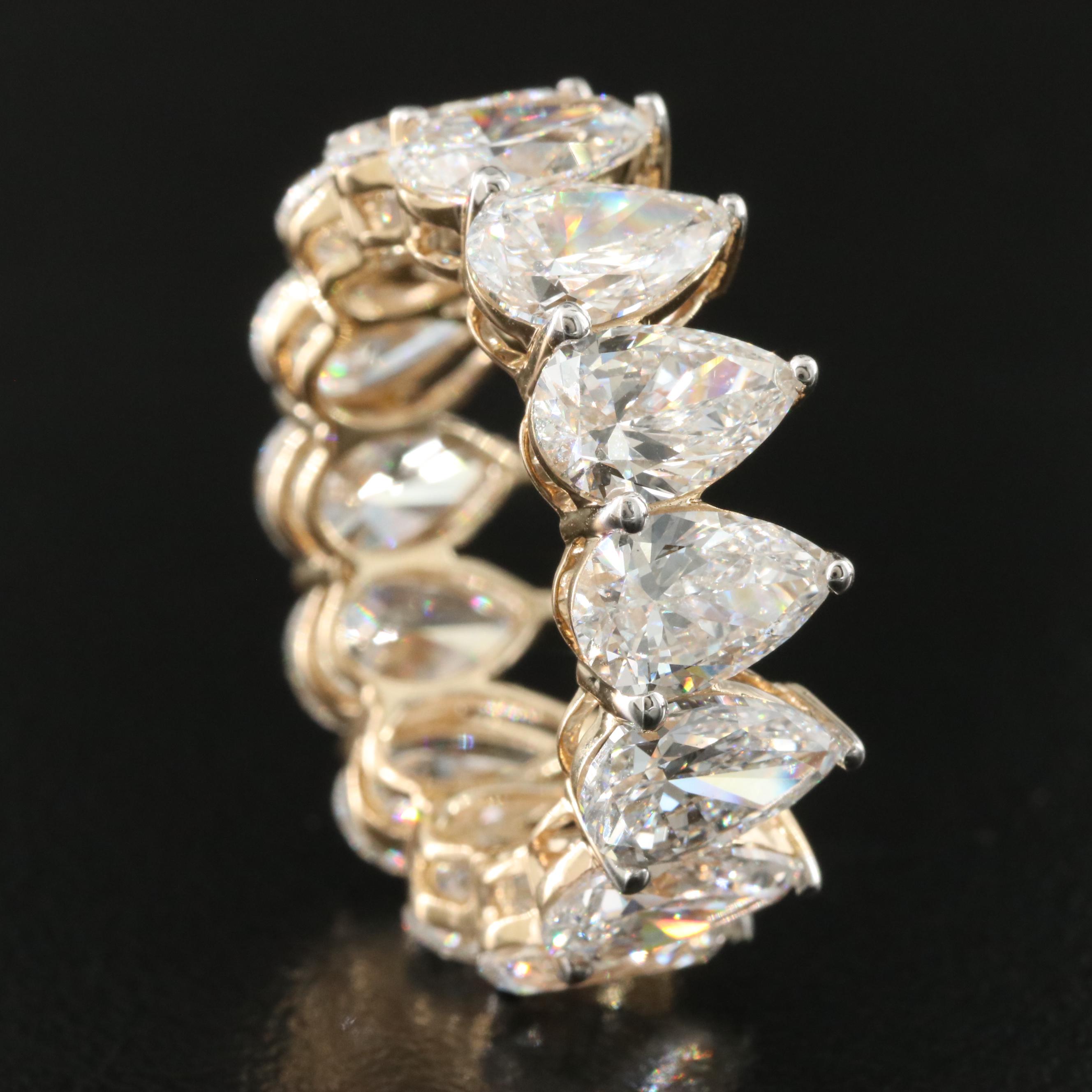 14K 9.85 CTW Lab Grown Diamond Eternity Band