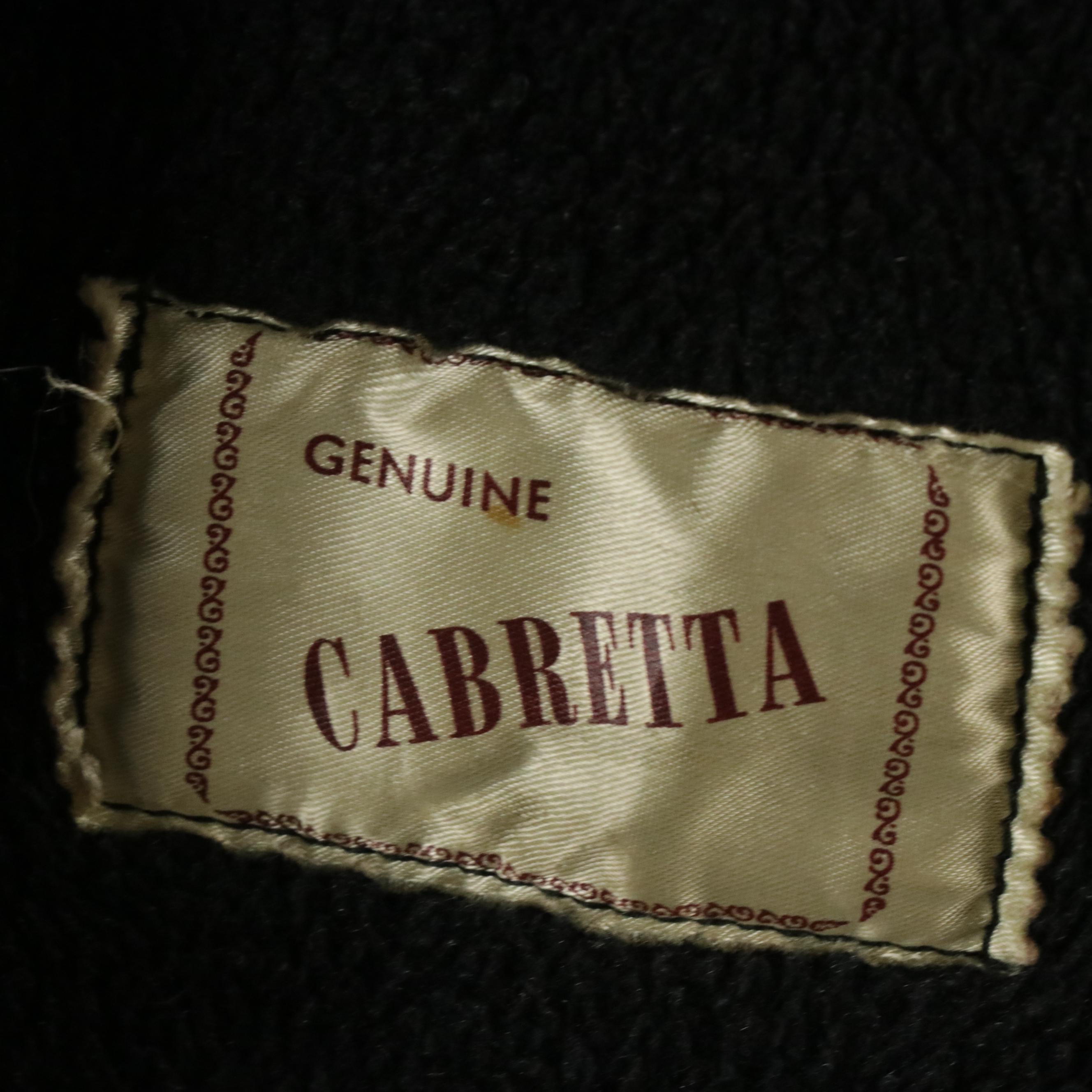 Men's Cabretta Black Leather and Cortefiel Brown Leather Button-Front Jackets