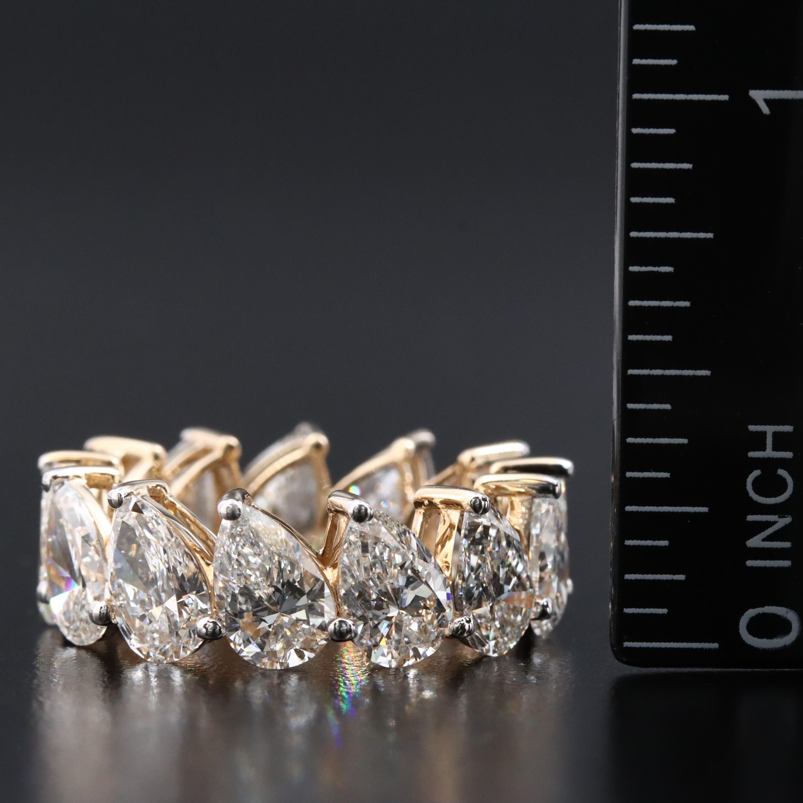 14K 11.16 CTW Lab Grown Diamond Eternity Band