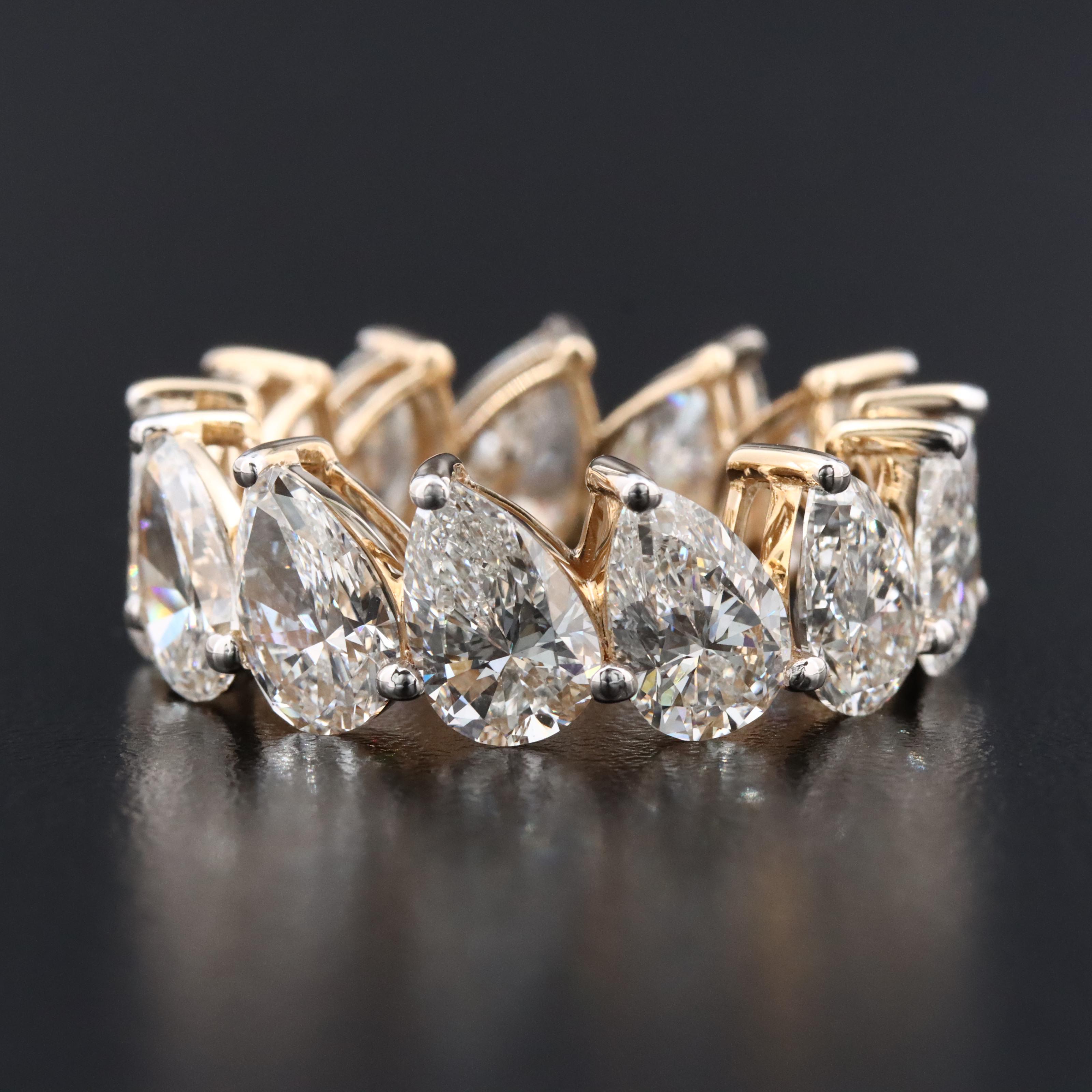 14K 11.16 CTW Lab Grown Diamond Eternity Band