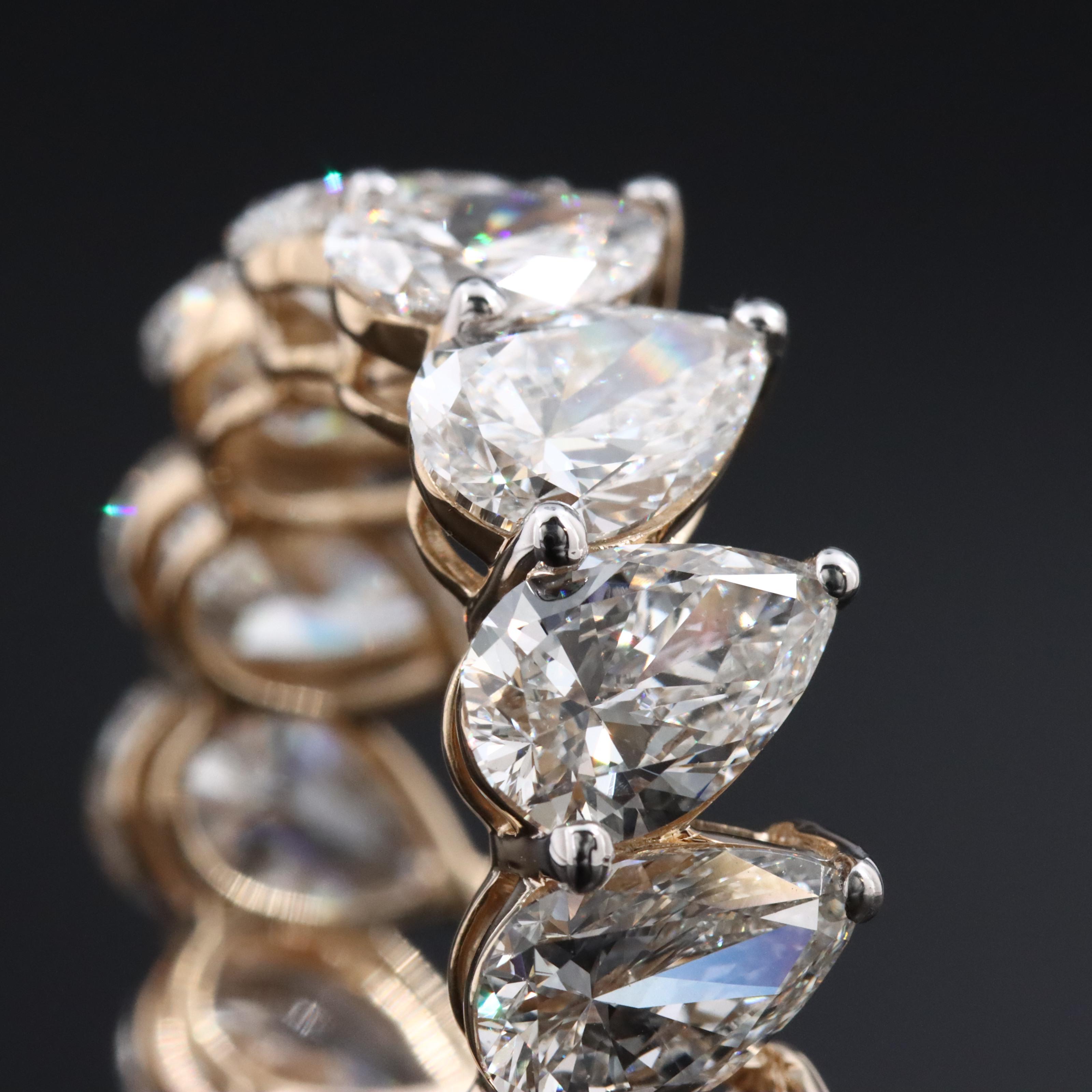 14K 11.16 CTW Lab Grown Diamond Eternity Band