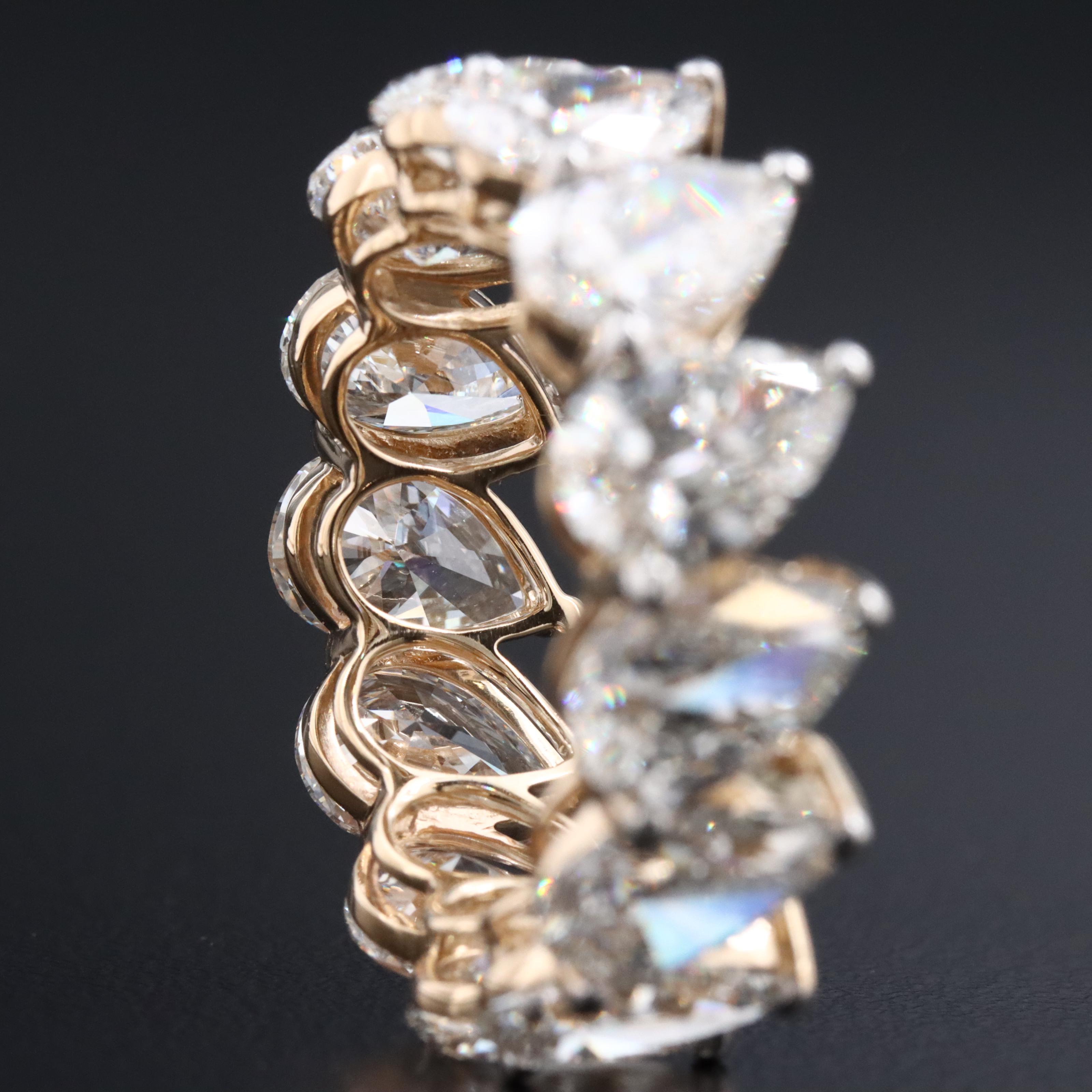 14K 11.16 CTW Lab Grown Diamond Eternity Band